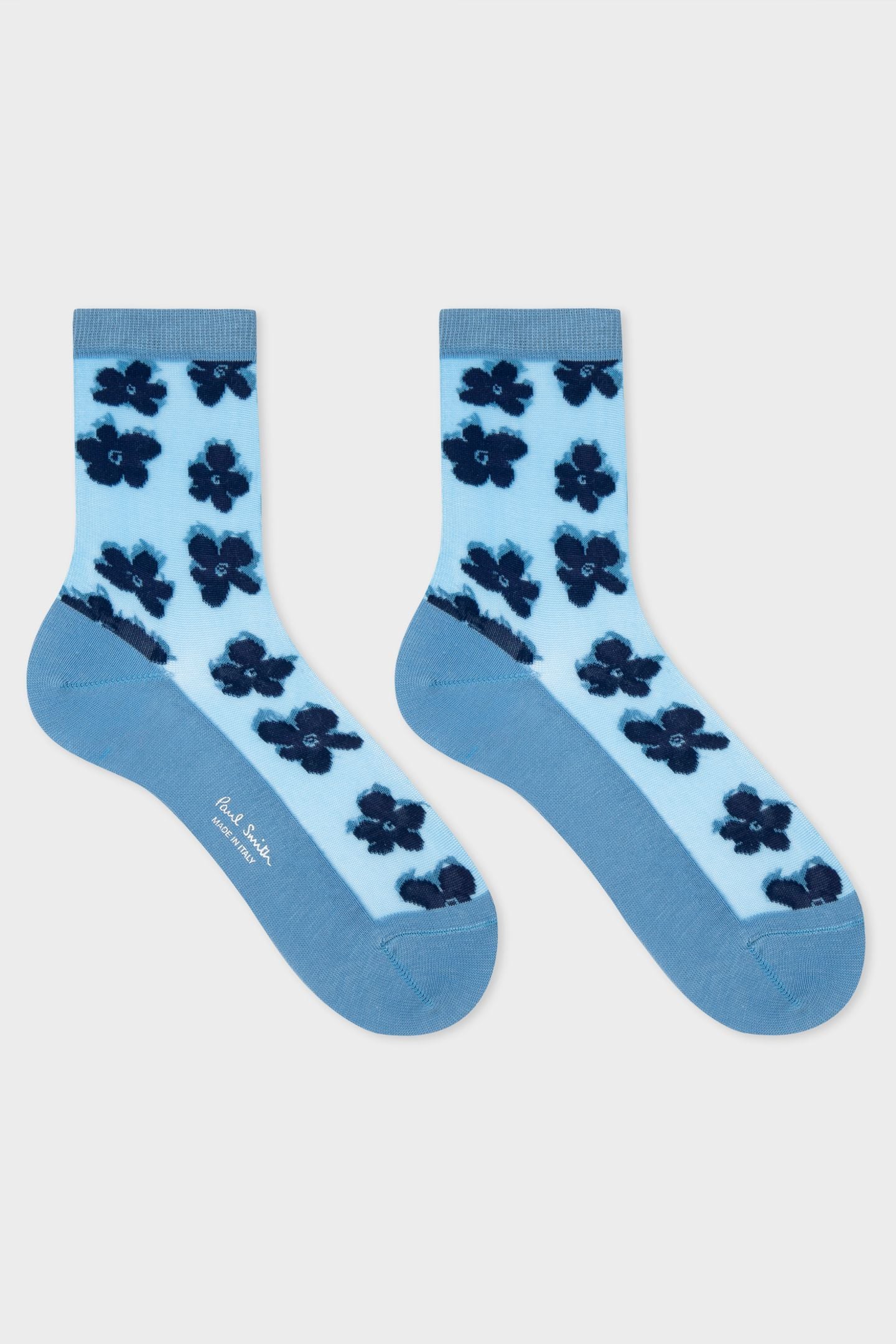 Paul Smith Women Sock Sheer Turquoise Size: OS | Underwear Outlet | Dames | Blauw