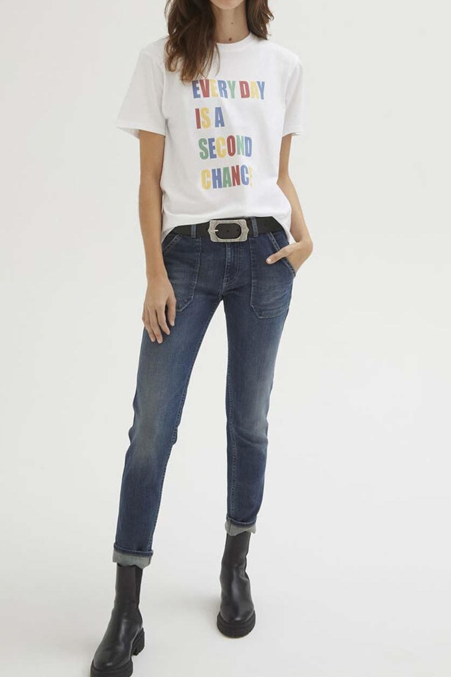 BA&SH Short Sleeves Tee Blanc Maat: XS | Tops Outlet | Dames | Wit