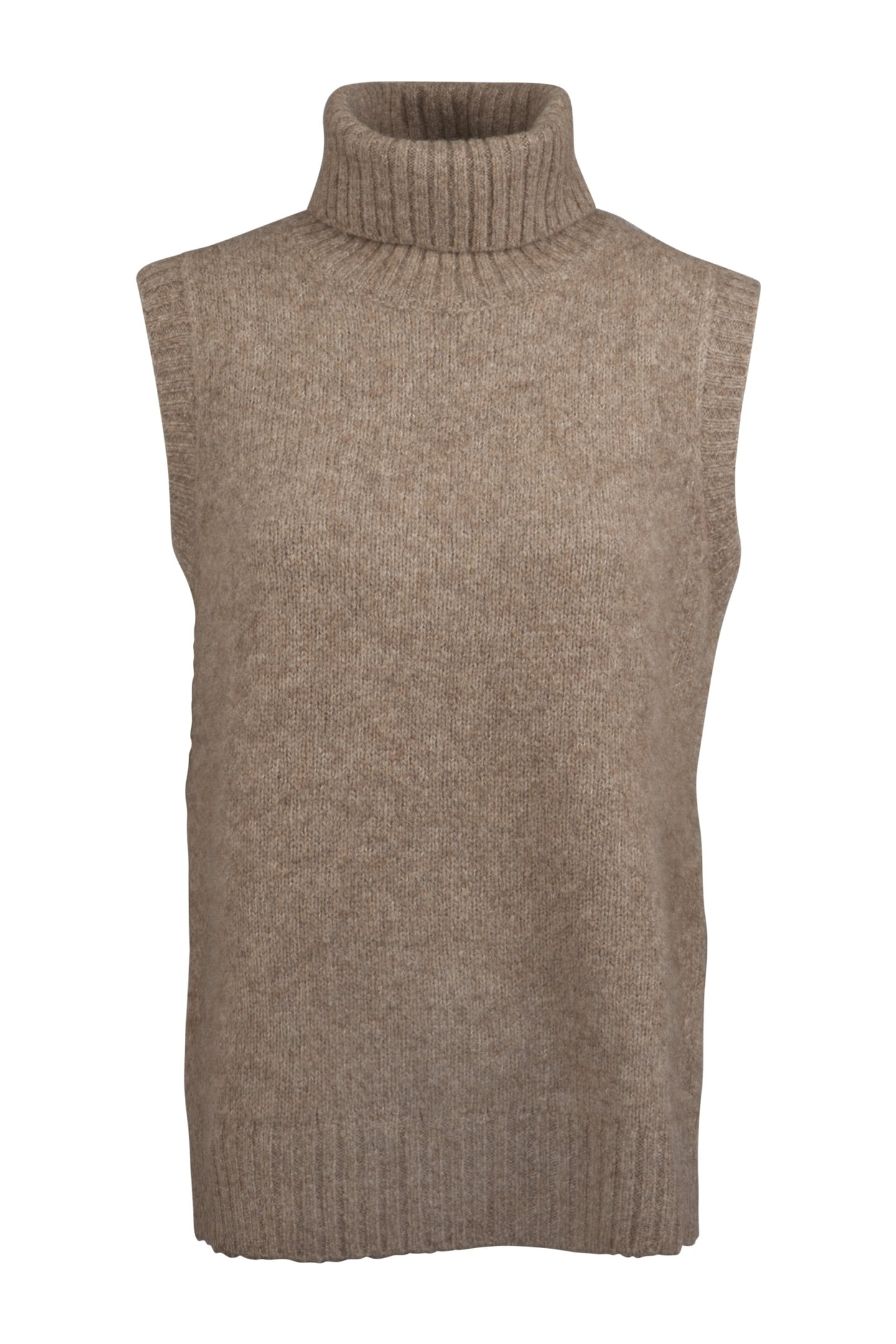 Stenströms Georgette Knit Vest Beige Größe: L | Pullover Outlet | Damen | Braun