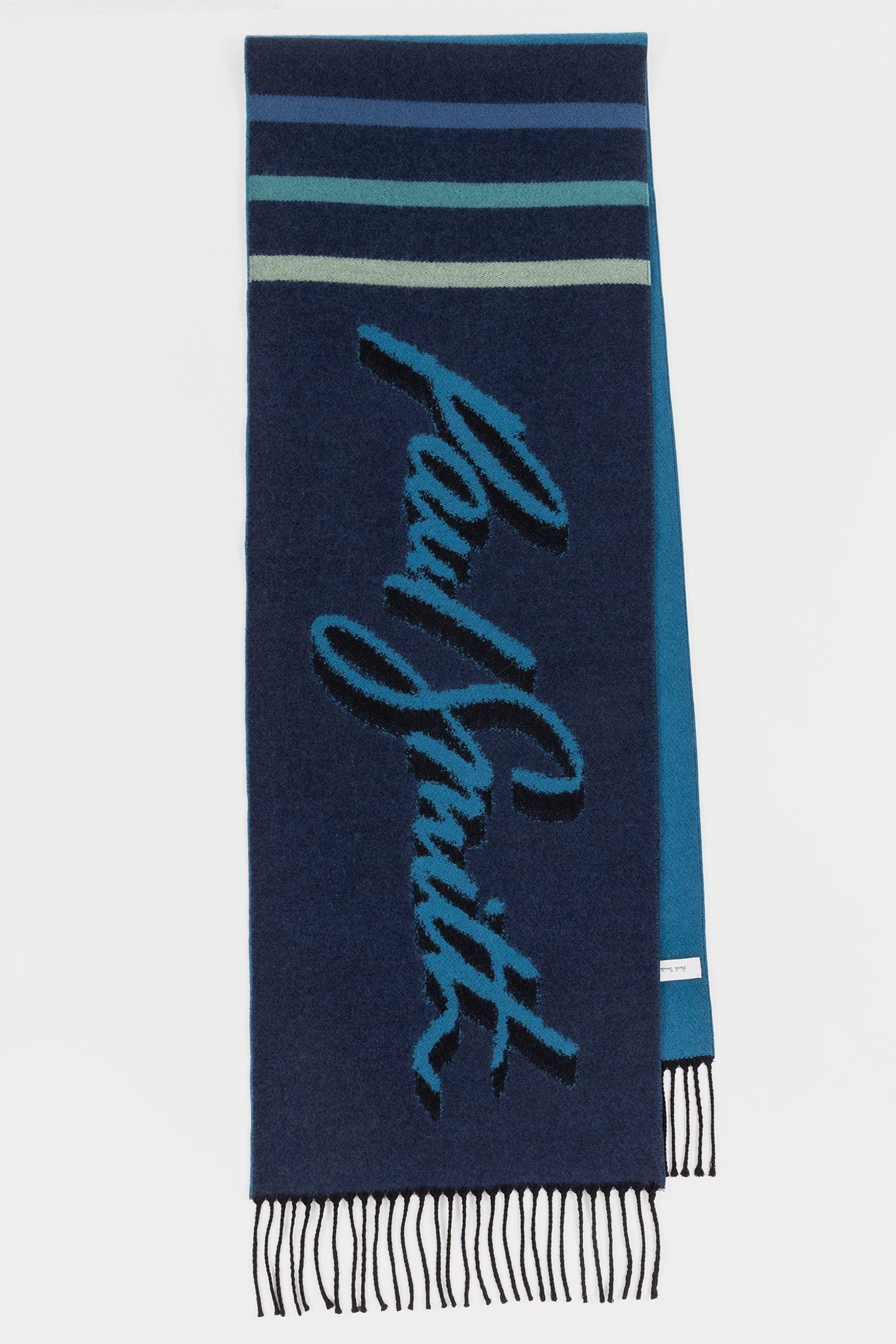 Paul Smith Men Scarf Logo Jacquard Navy Maat: OS | Handschoenen Outlet | Heren | Blauw