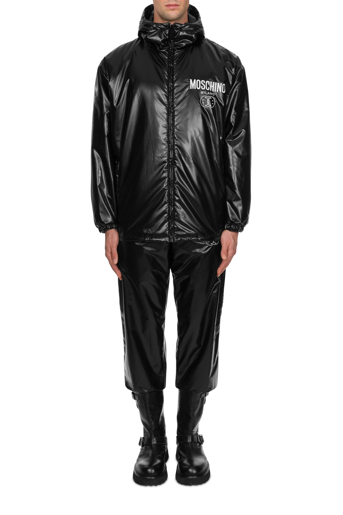 Moschino Outerwear Black Maat: 48 | Winterjassen Outlet | Heren | Zwart