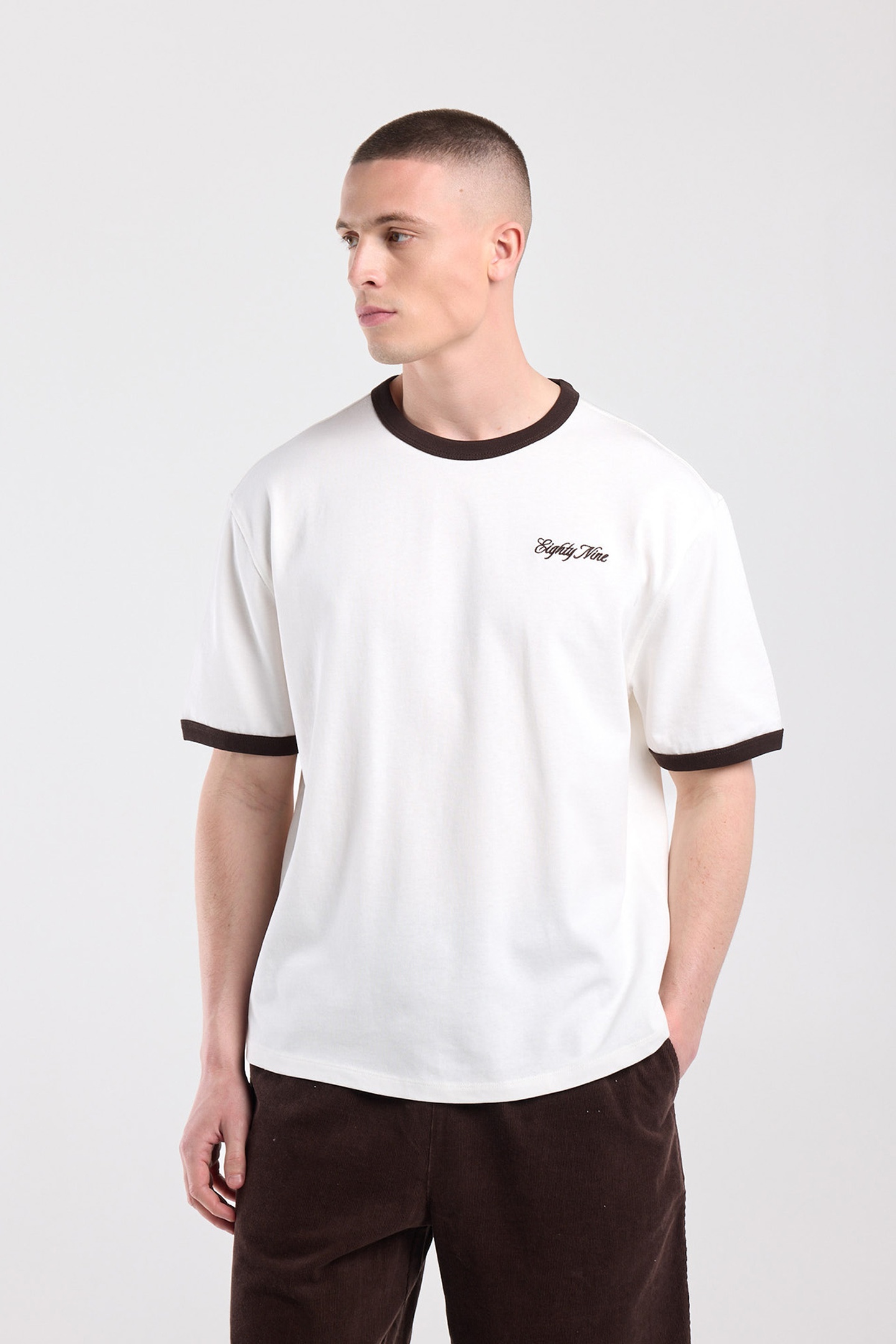 America Today Edis White Maat: XL | Basic T-Shirts Outlet | Heren | Wit