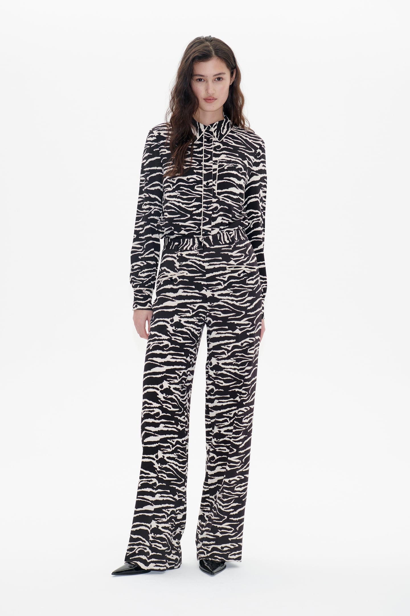 Baum und Pferdgarten Merci Shirt Black Whisper Zebra Maat: 40 | Longsleeves Outlet | Dames | Zwart