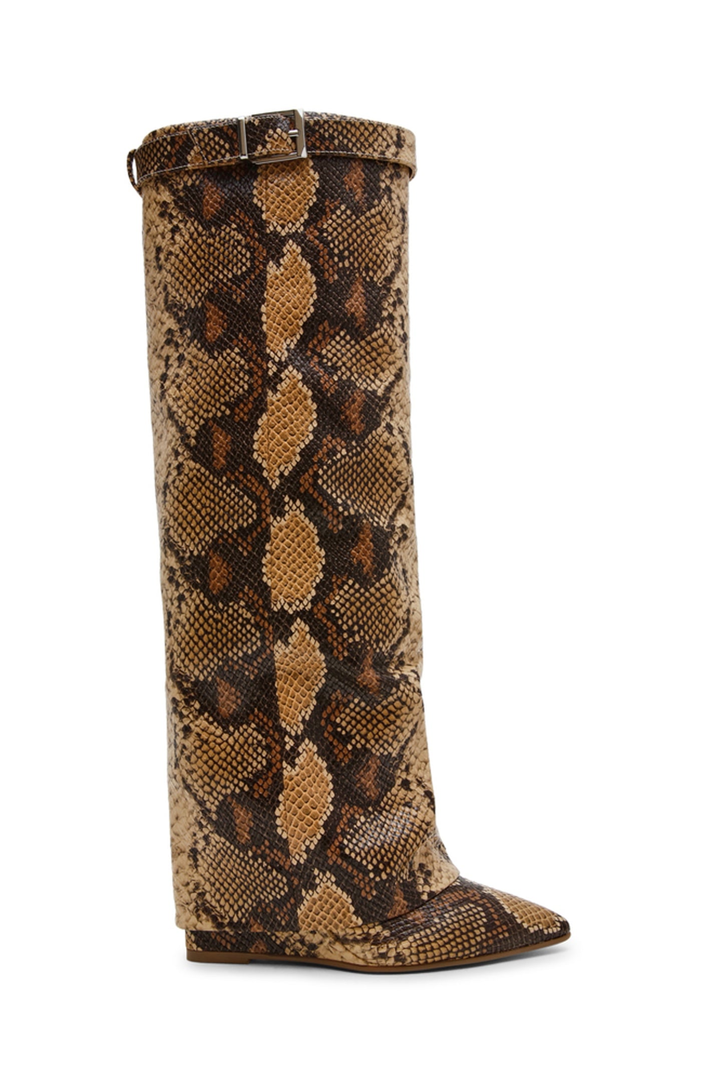Steve Madden Corenne Boots Snake Maat: 42 | Laarzen Outlet | Dames | Bruin