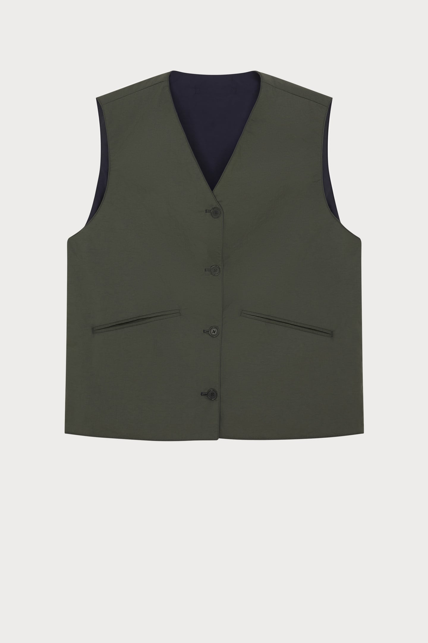 Paul Smith Mens Reversible Gilet Navy Size: L | Light Jackets Outlet | Heren | Blauw