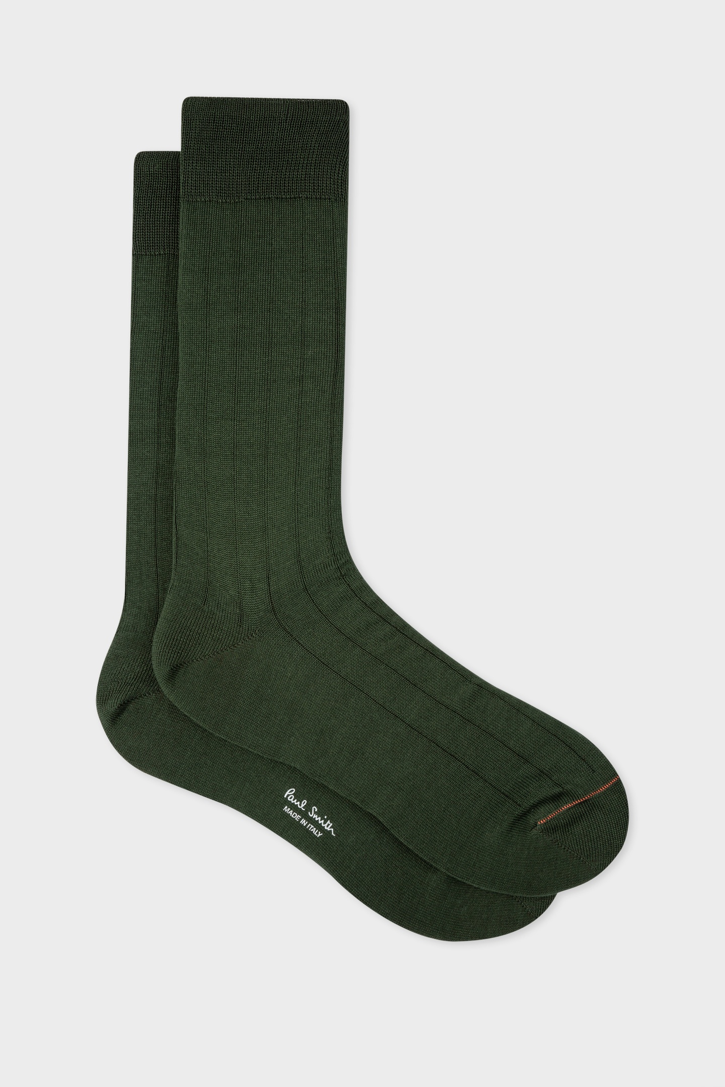 Paul Smith Men Sock Rib Plain Bottle Green Maat: OS | Outlet | Heren | Groen