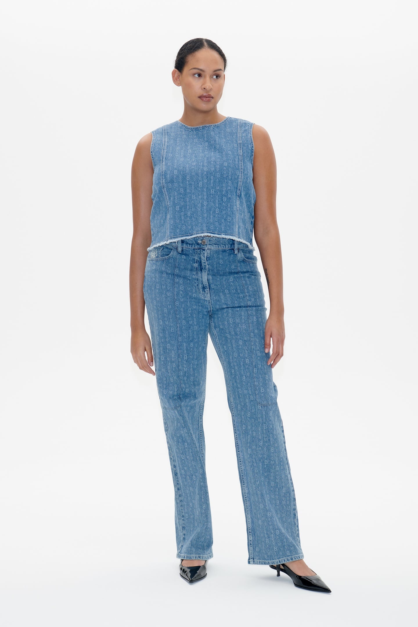 Baum und Pferdgarten Madine Blouse 99 Denim Blue Maat: 32 | Blouses Outlet | Dames | Blauw