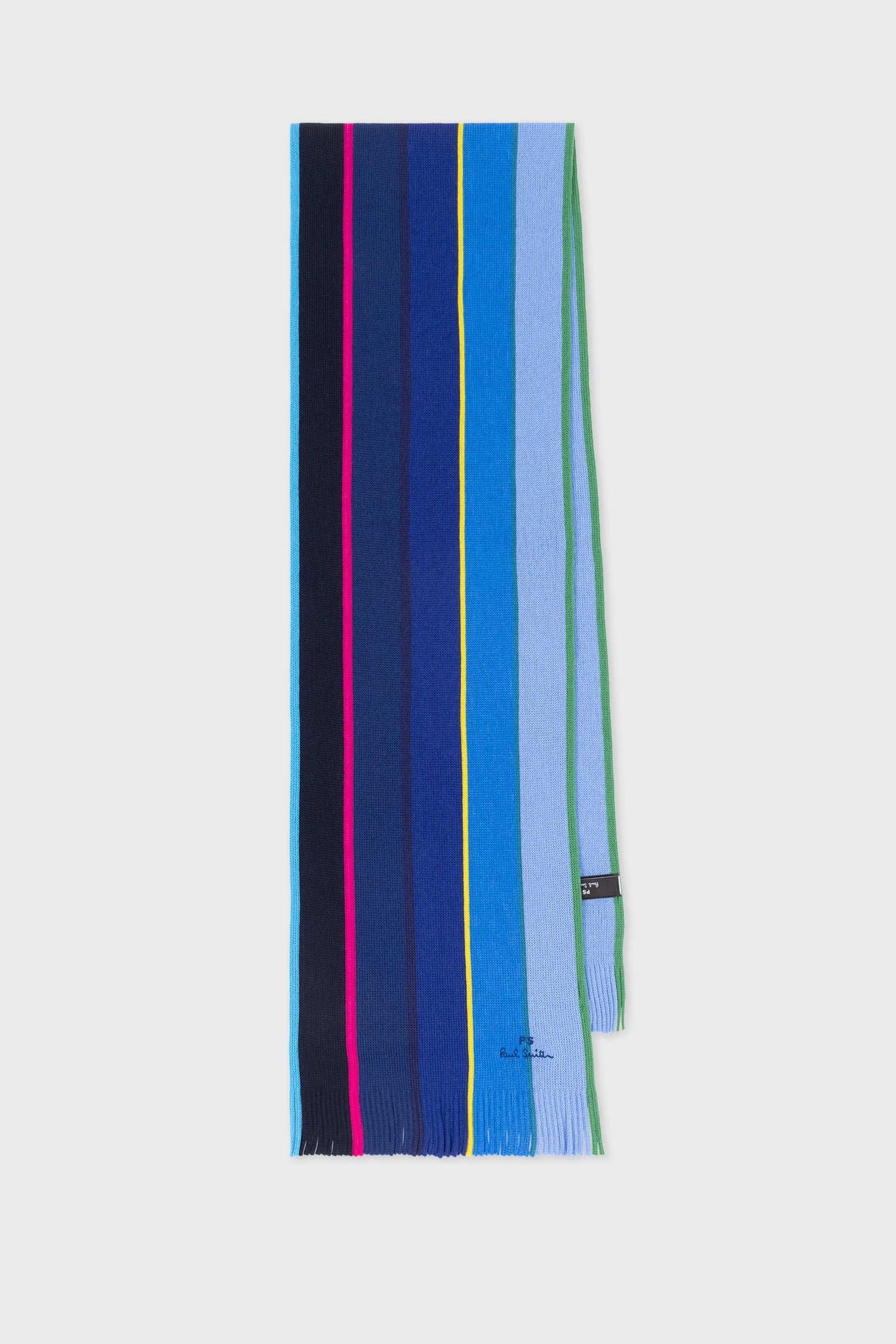 Paul Smith Men Scarf Ps Strp Ombre Navy Maat: OS | Handschoenen Outlet | Heren | Blauw