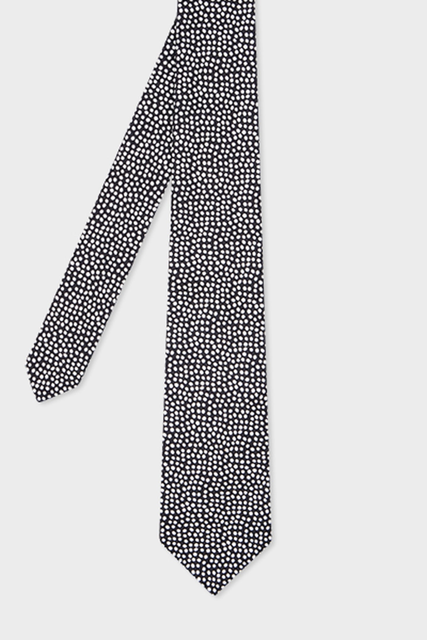 Paul Smith Men Tie Polka Dot Black Maat: 8 | Stropdassen Outlet | Heren | Zwart