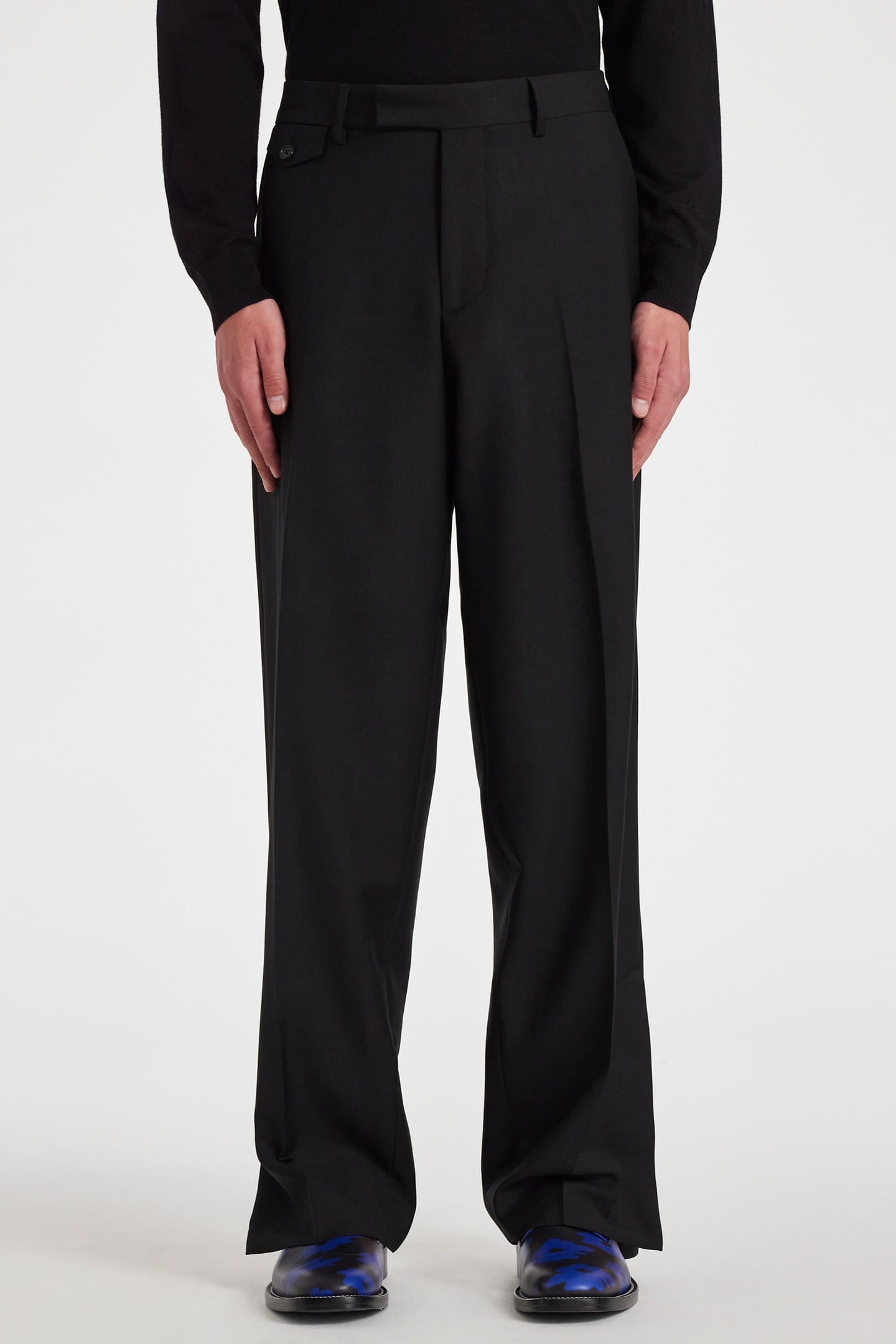 Paul Smith Mens Slim Fit Trouser Black Size: W32 | Tailored Pants Outlet | Heren | Zwart