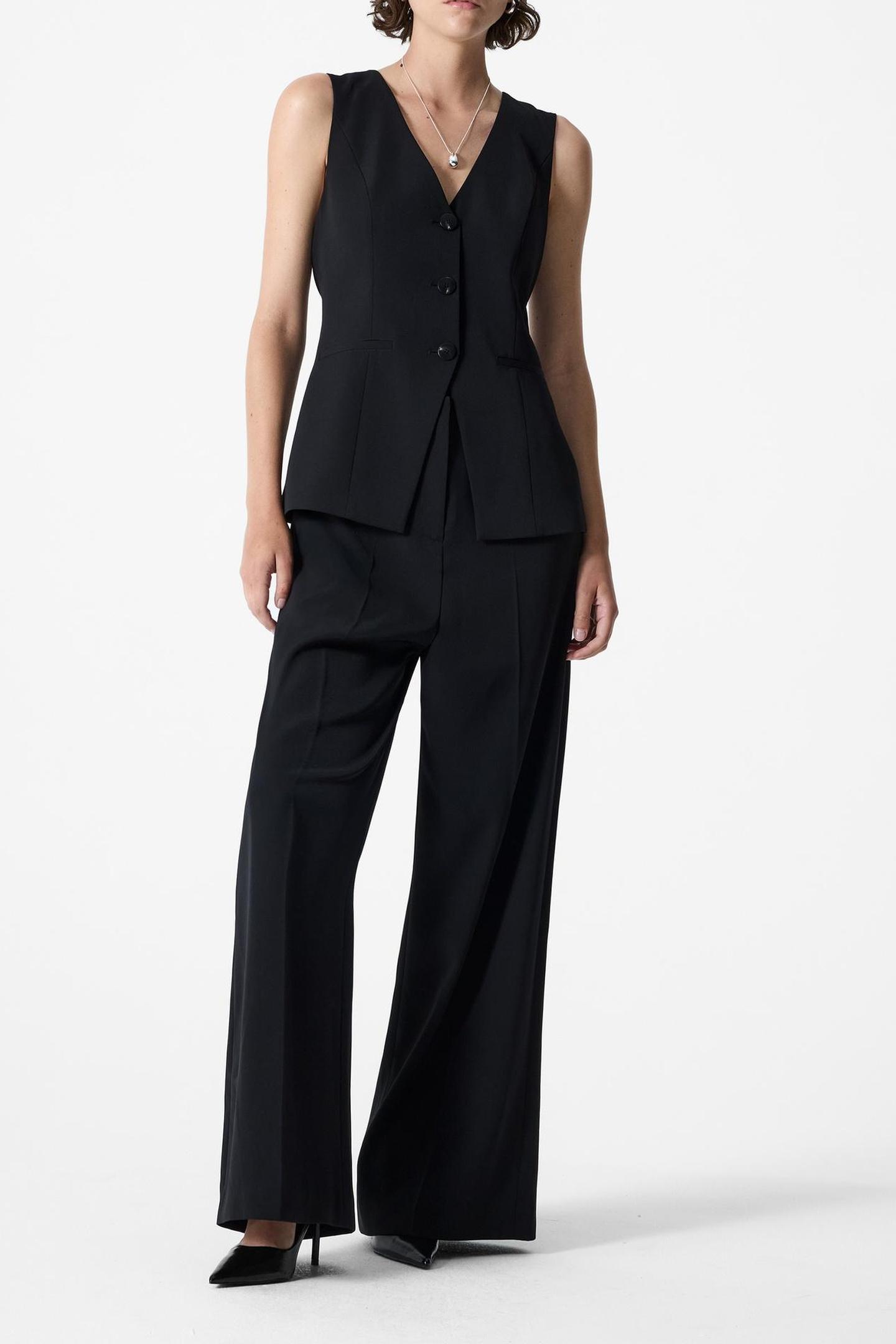 French Connection Vinnie Tailored Jumpsuit Black Black Maat: 18 | Jumpsuits Outlet | Dames | Zwart