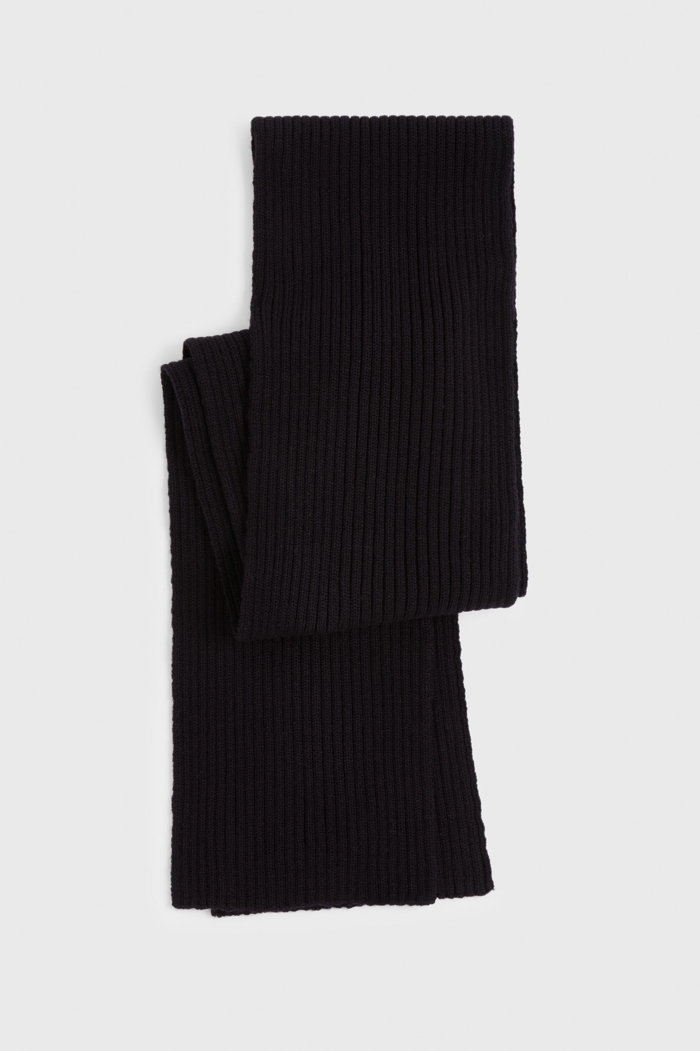 John Varvatos Merino Blend Knit 2x2 Rib Midnight Maat: OS | Handschoenen Outlet | Heren | Zwart