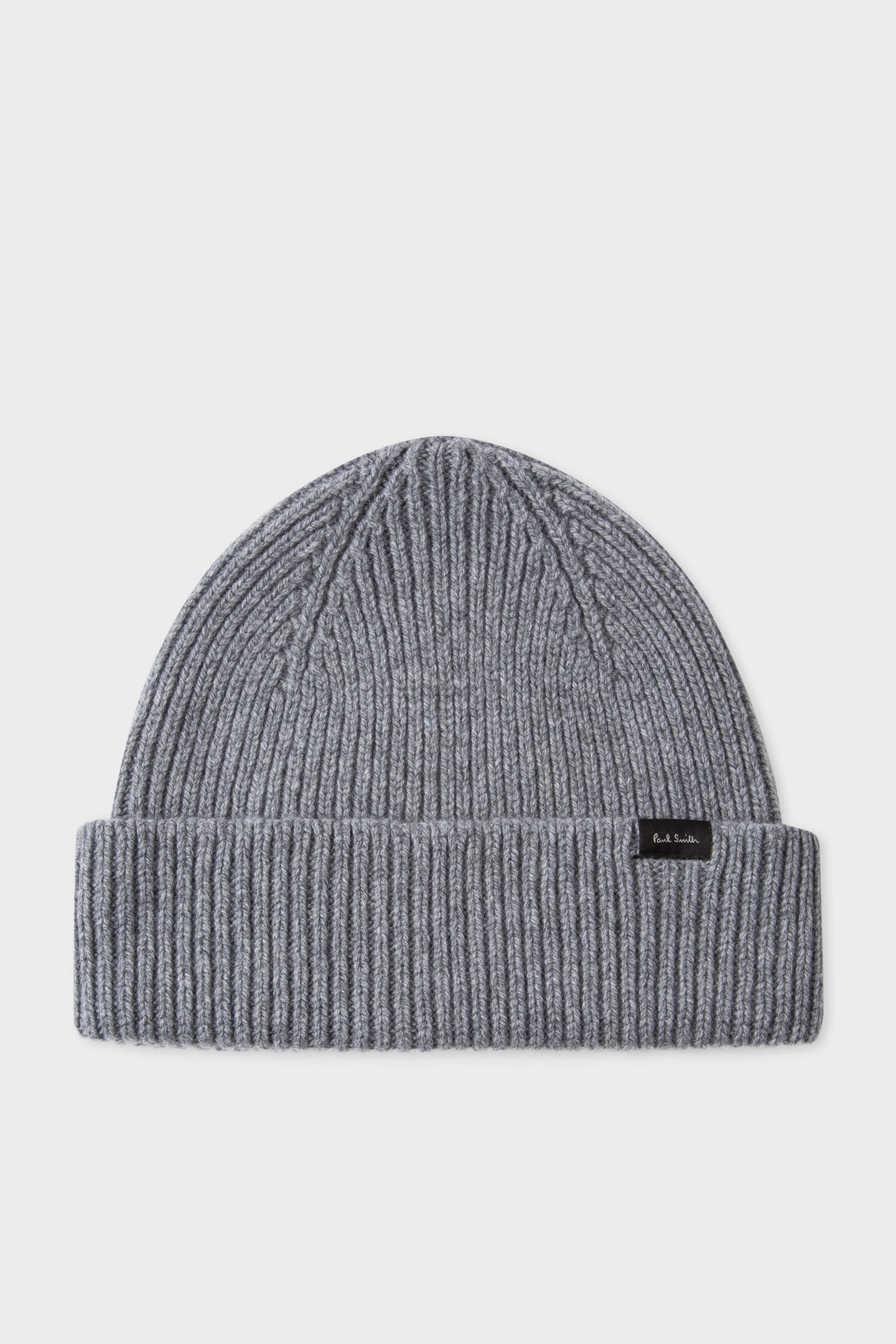 Paul Smith Men Hat Cashmr Beanie Slate Maat: OS | Petten Outlet | Heren | Grijs