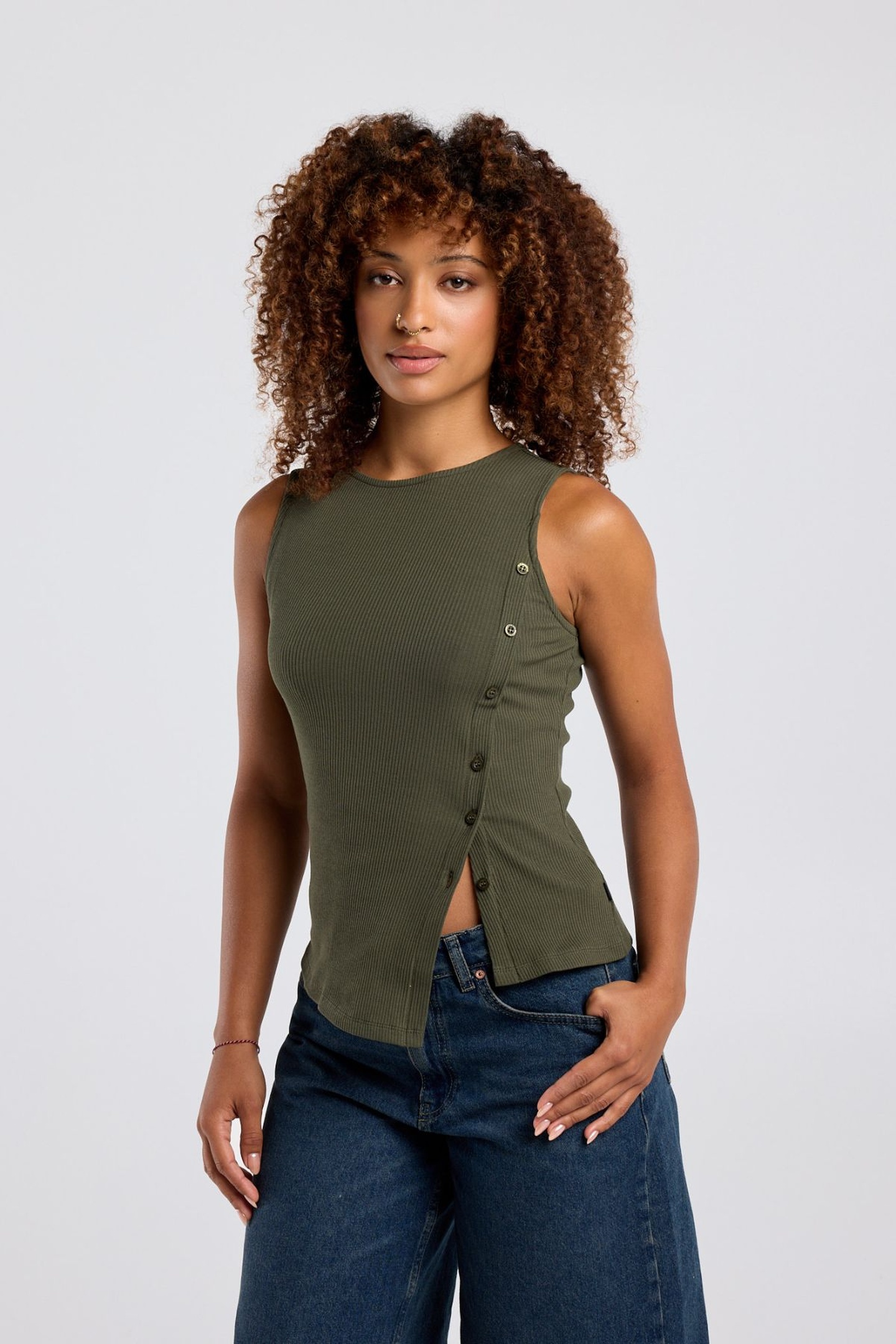 America Today Gabria Dark Army Maat: S | Slipjes Outlet | Dames | Bruin