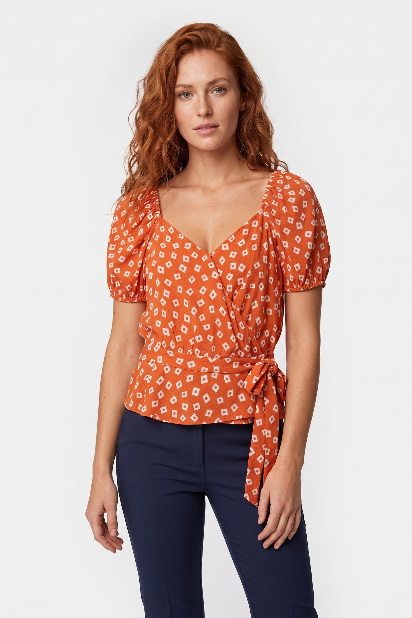 & Other Stories La Kyle Blouse Orange Size: 40 | Blouses Outlet | Dames | Oranje