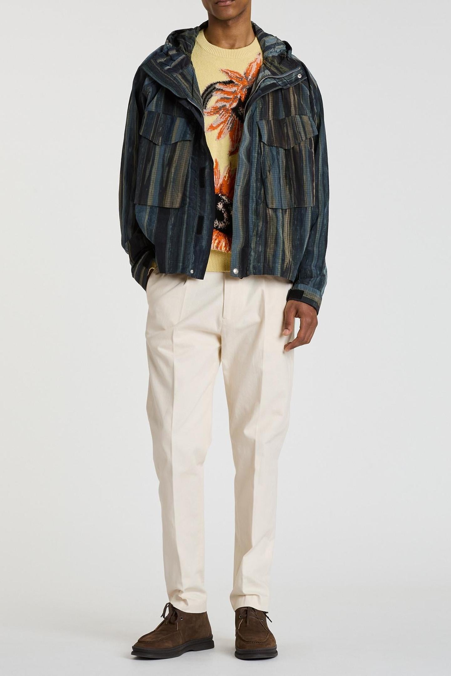 Paul Smith Gents Hooded Jacket Light Blue Size: M | Military Jackets Outlet | Heren | Blauw