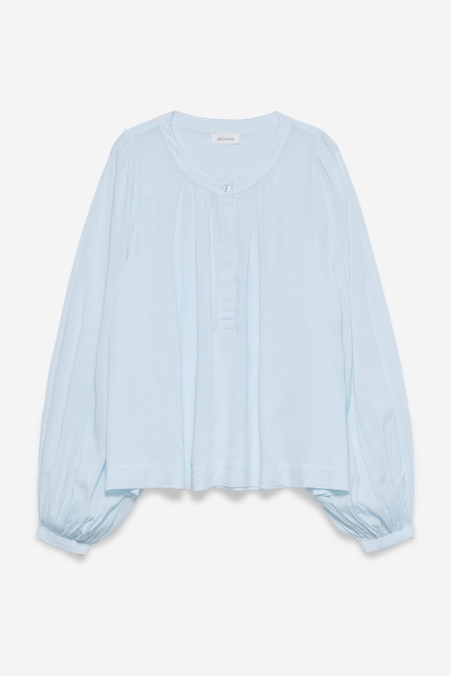 Alchemist Top Helen Faded Blue Maat: 36 | Longsleeves Outlet | Dames | Blauw