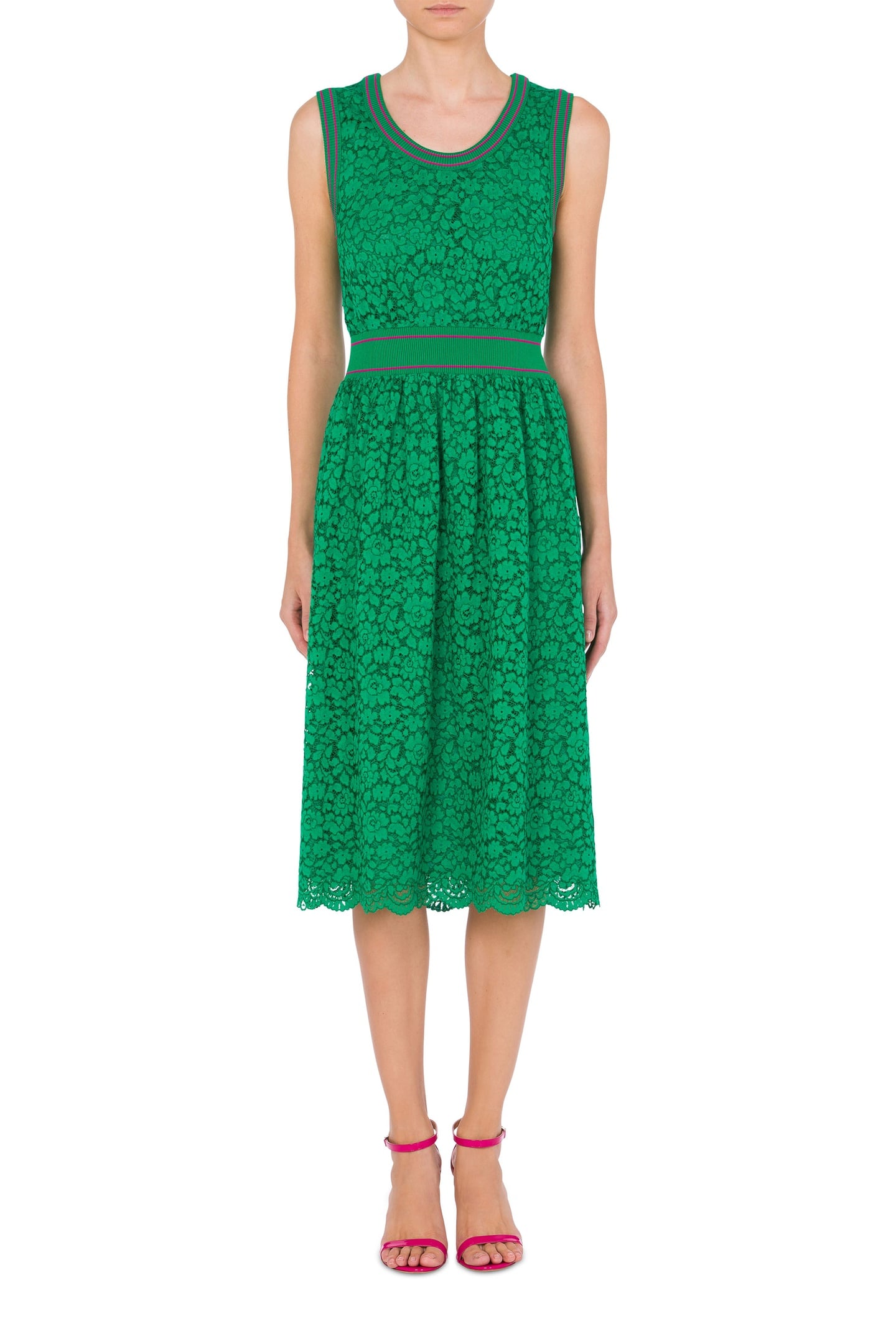 Moschino Lace Dress Green Maat: 36 | Maxi Jurken Outlet | Dames | Groen