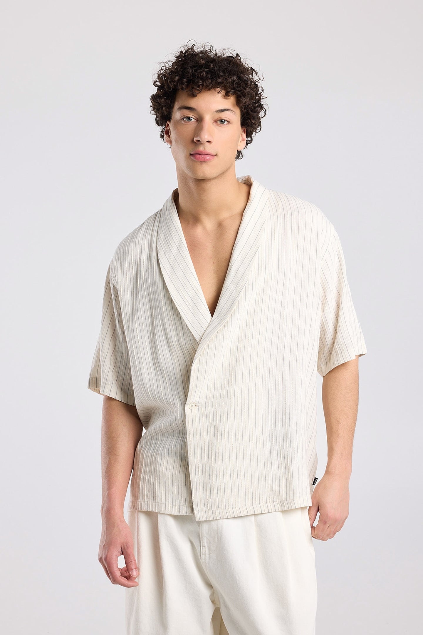 America Today Isko White/grey Maat: XL | Casual Overhemden Outlet | Heren | Wit