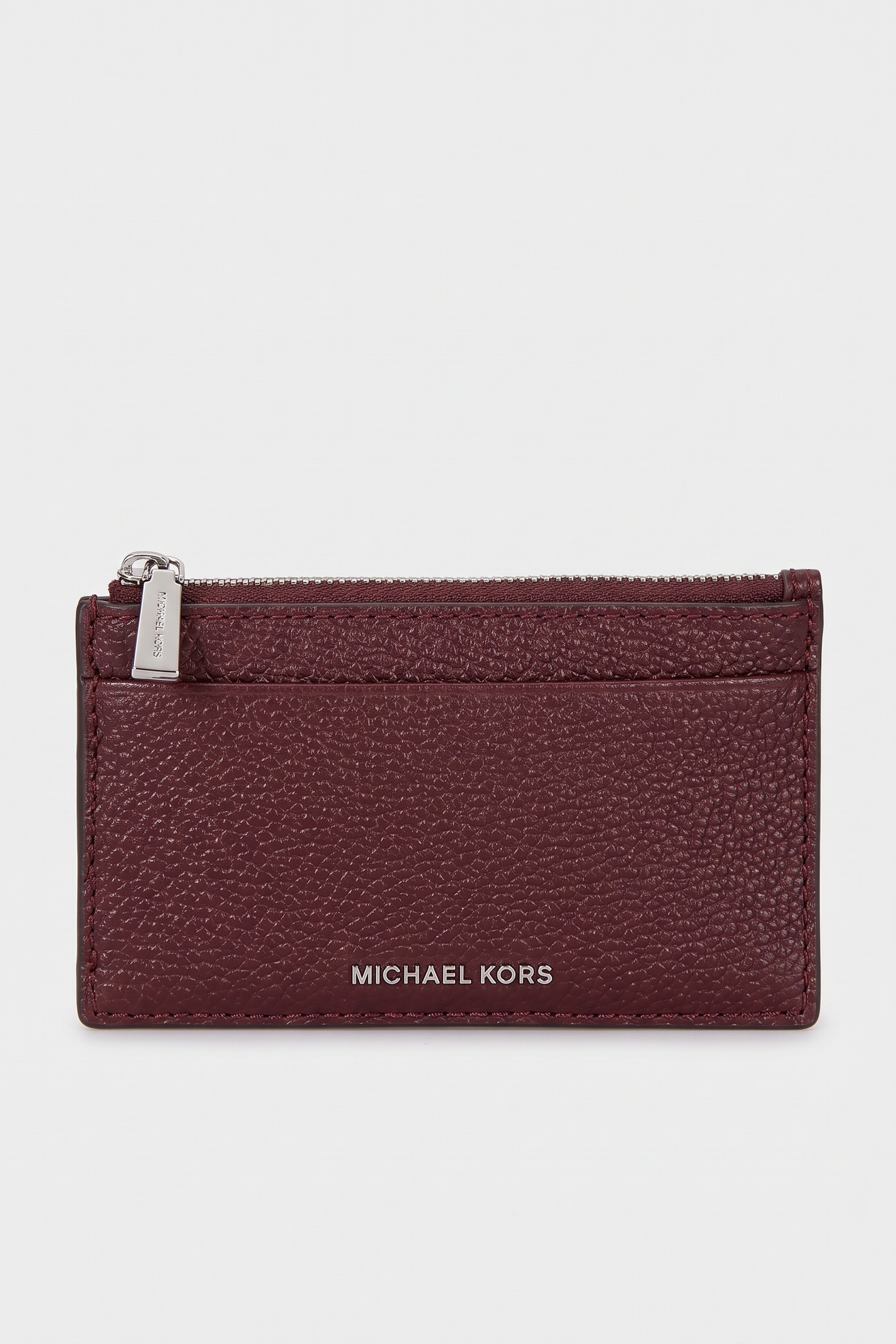 Michael Kors Small Zip Key Card Case Oxblood Maat: OS | Portemonnees Outlet | Dames