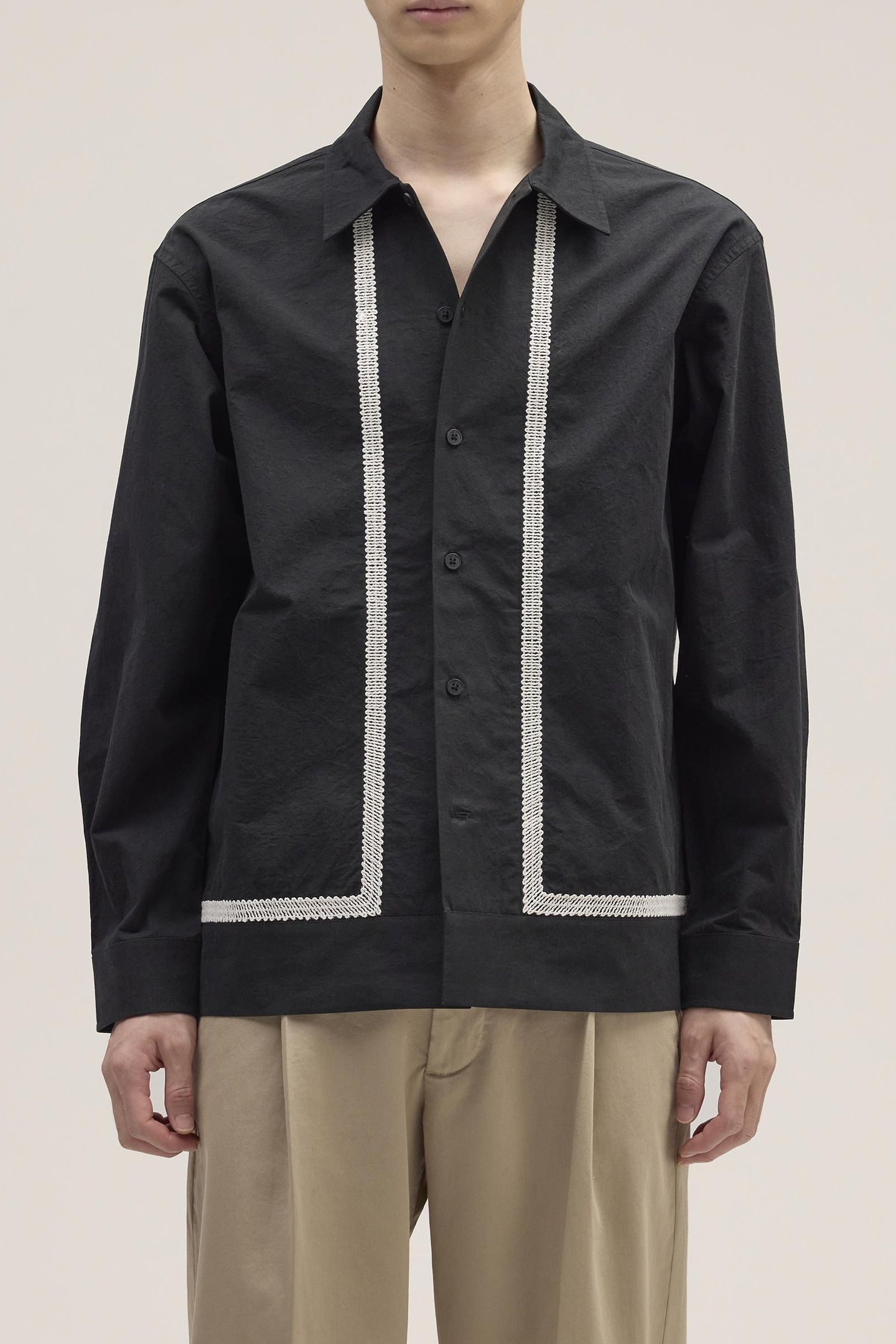 NN.07 Reed Emb 50032 Black Maat: XL | Casual Overhemden Outlet | Heren | Zwart
