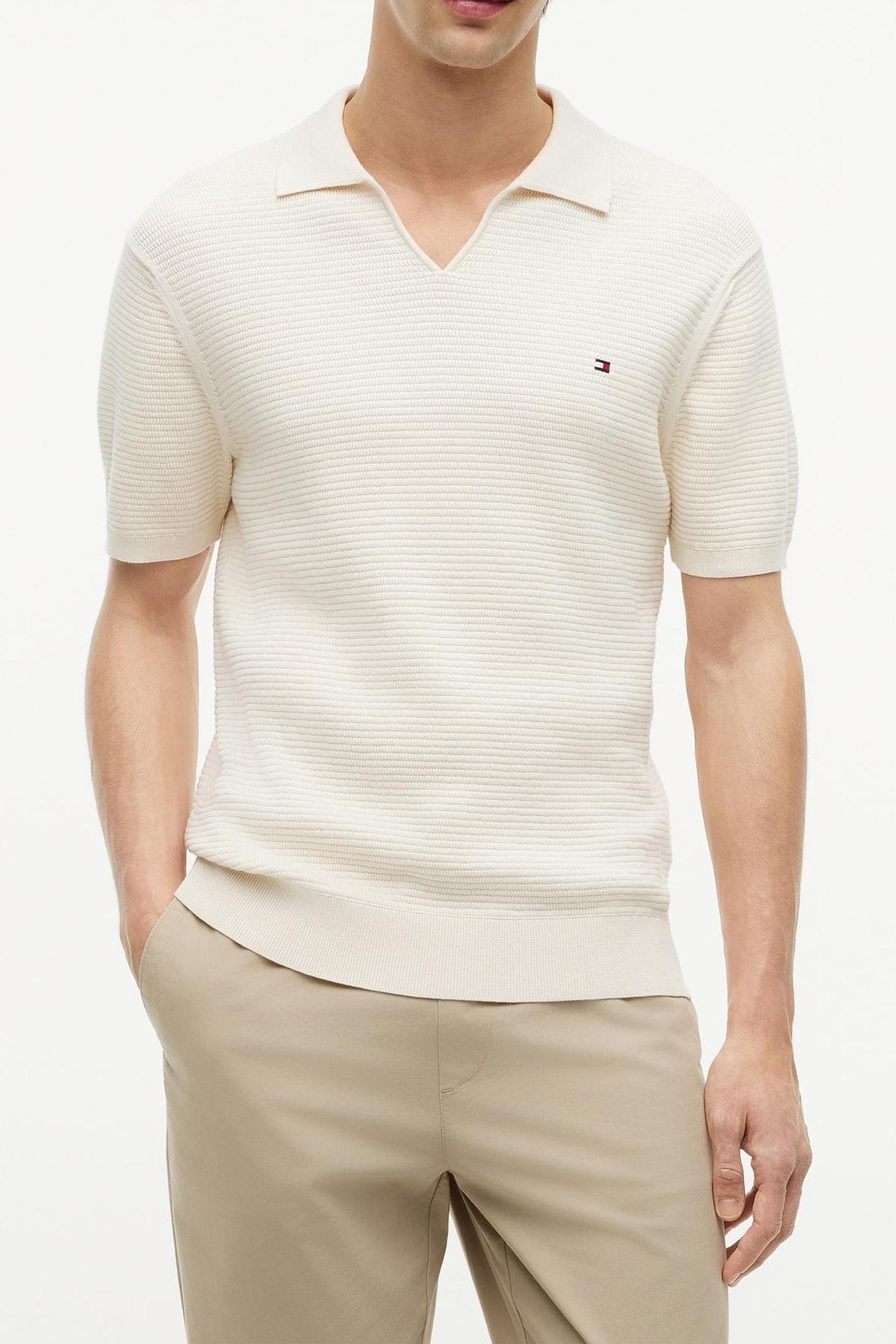 Tommy Hilfiger Seasonal Structure Sweater Ivory Petal Taglia: L | Maglioni a maglia Outlet | Uomo | Bianco