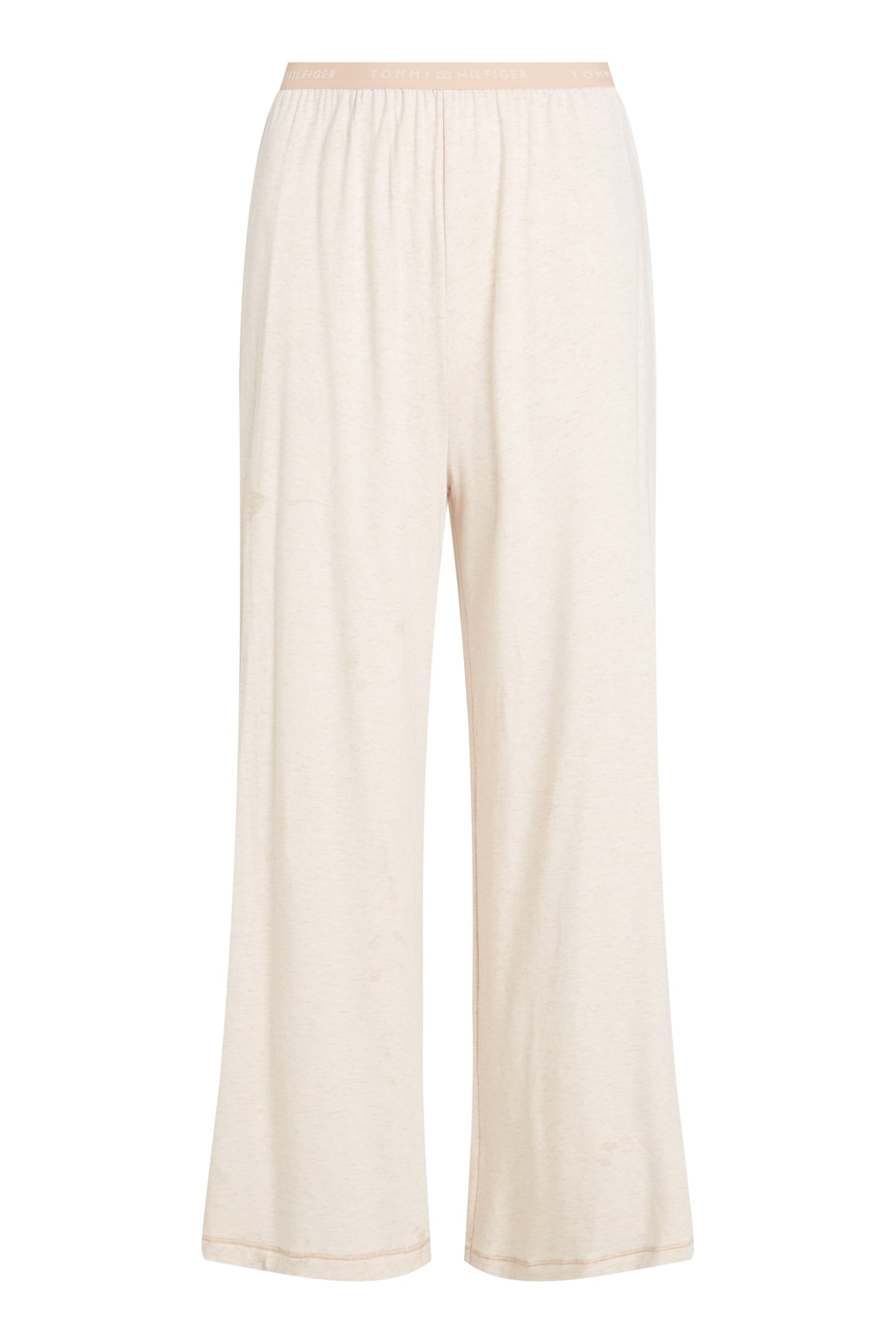 Tommy Hilfiger Modal Pants Beige Heather Size: M | Wide-Leg & Flared Pants Outlet | Dames | Beige