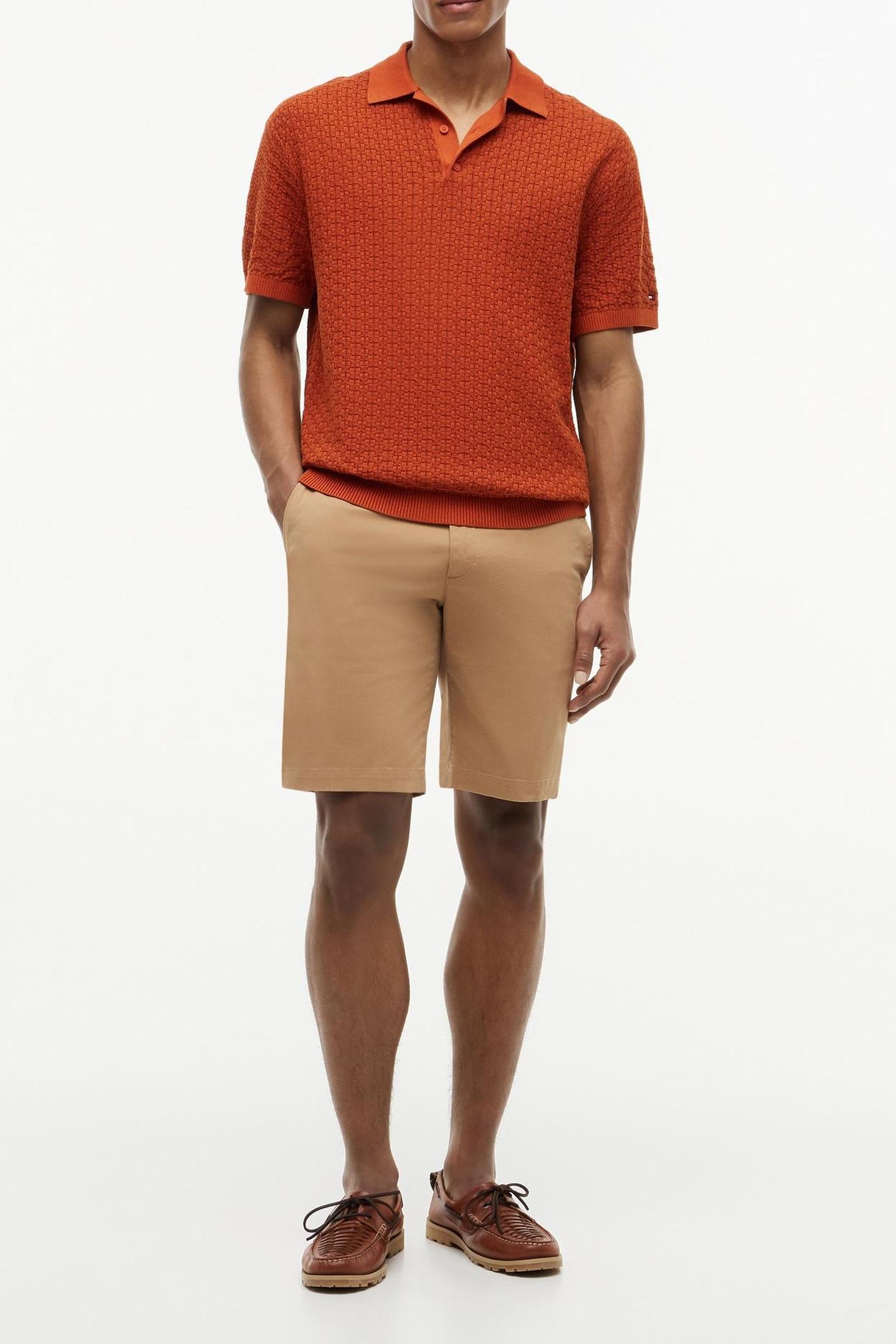 Tommy Hilfiger Gmd Structure Ss Polo Rusty Ochre Taglia: XL | Maglioni a maglia Outlet | Uomo | Marrone