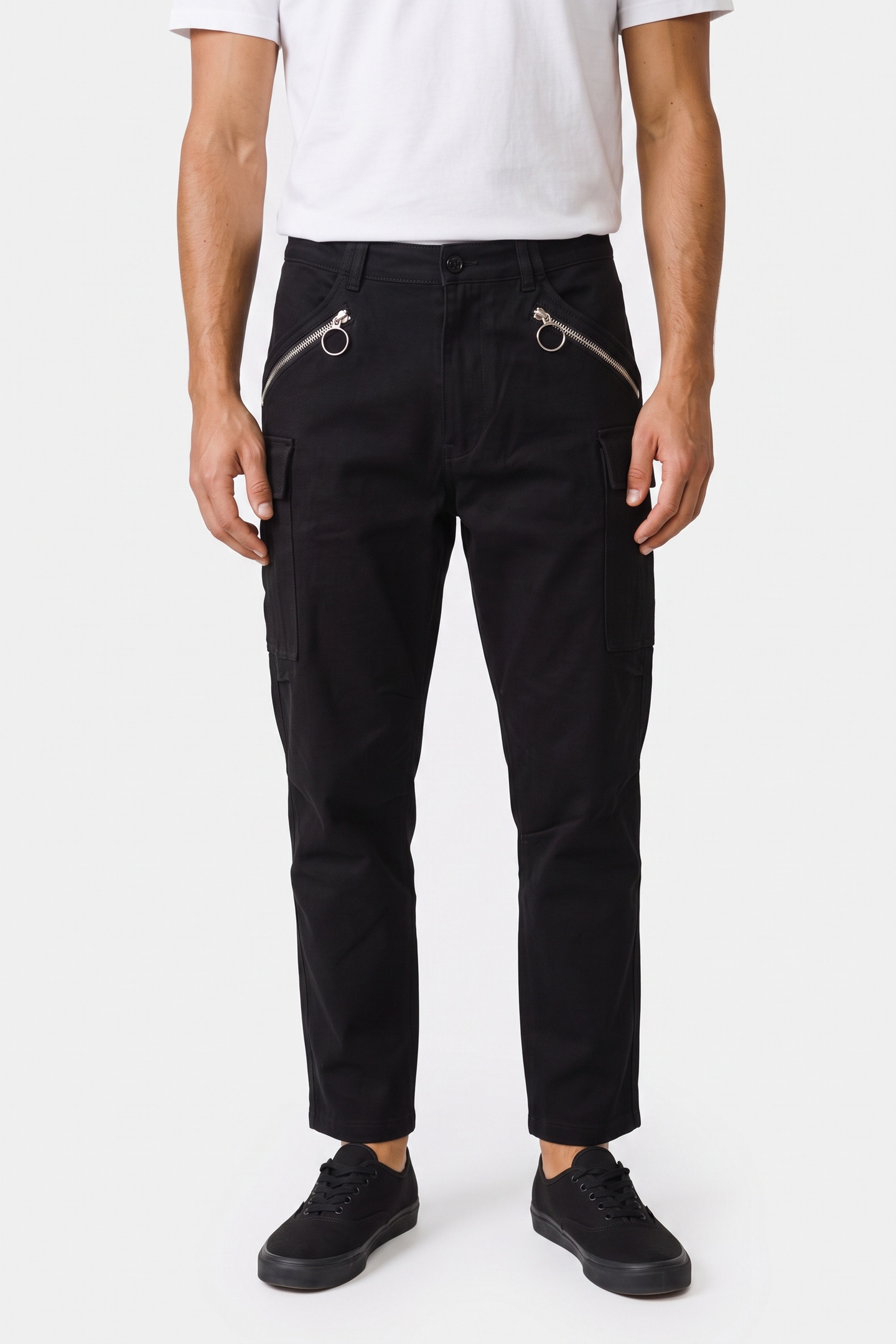 Moschino Trousers Black Maat: 52 | Cargobroeken Outlet | Heren | Zwart