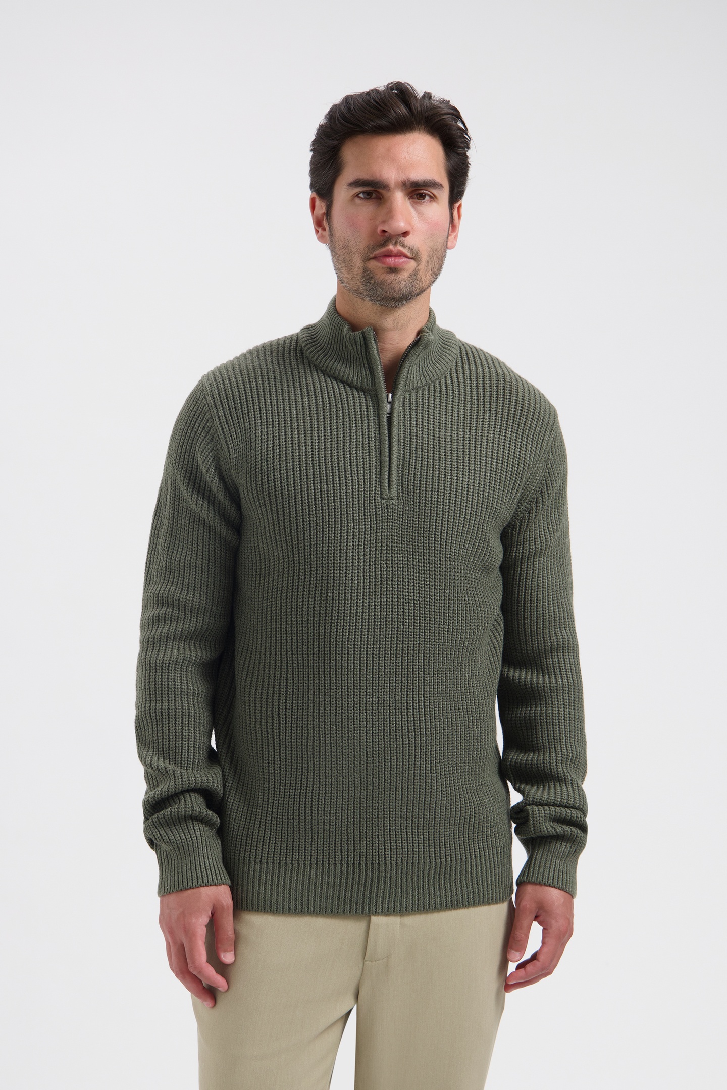Dstrezzed Ds_skipper Ribknit Dark Army Dark Army Maat: XL | Coltruien Outlet | Heren | Groen