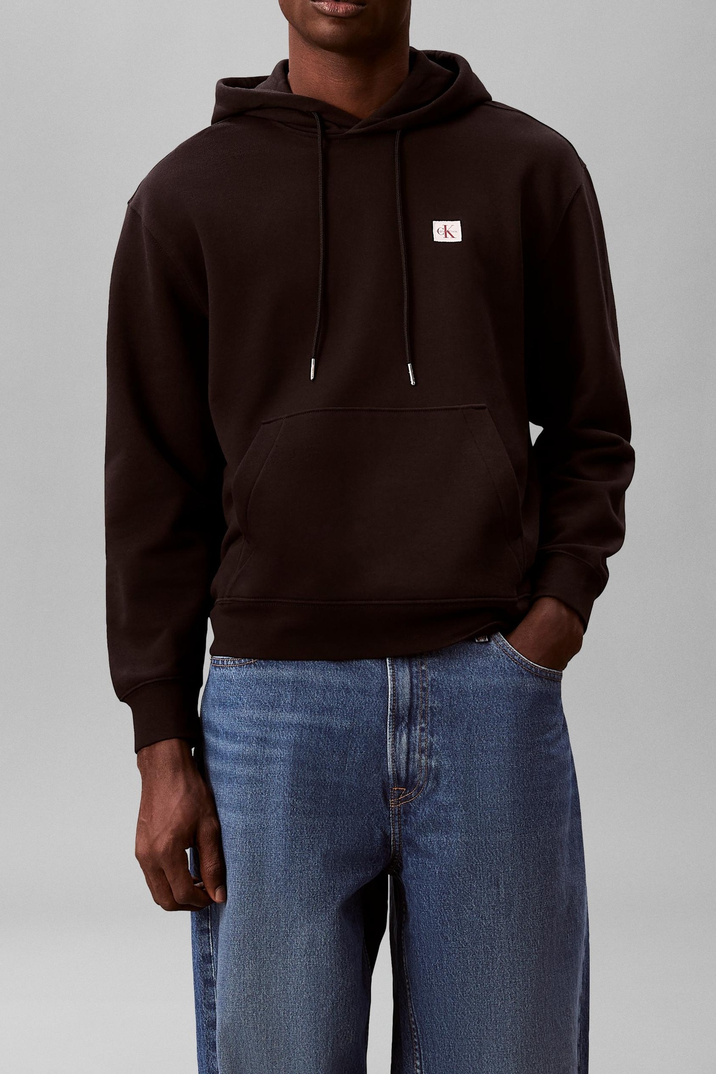Calvin Klein Ls Badge 350terry Black Taglia: L | Maglioni a maglia Outlet | Uomo | Nero
