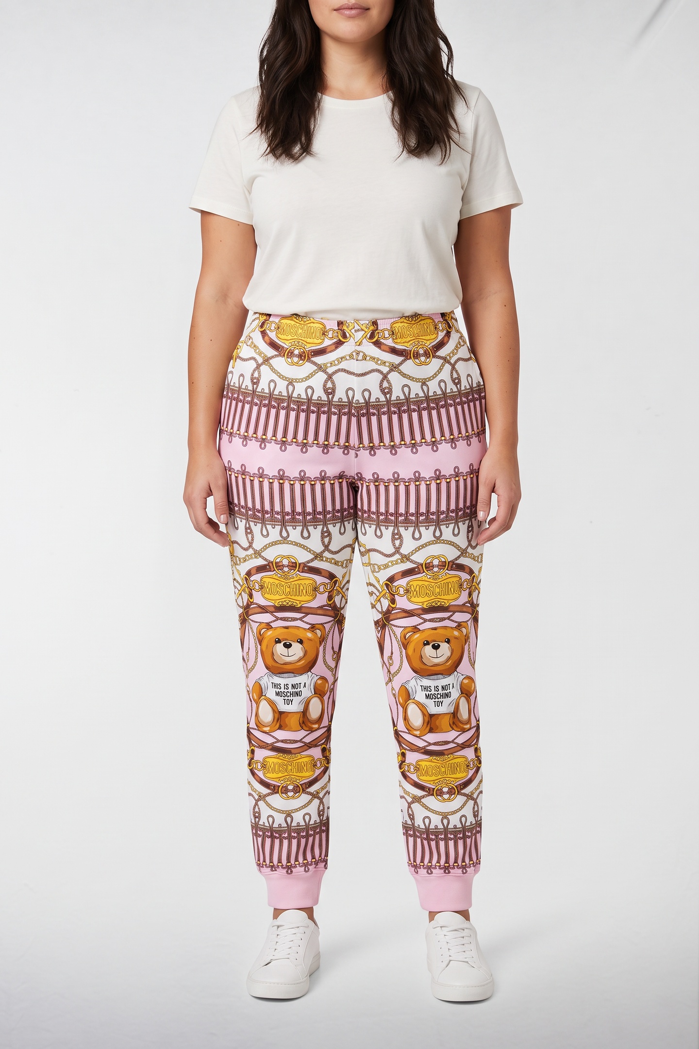 Moschino Trousers Pink Maat: 38 | Joggingbroeken Outlet | Dames | Roze