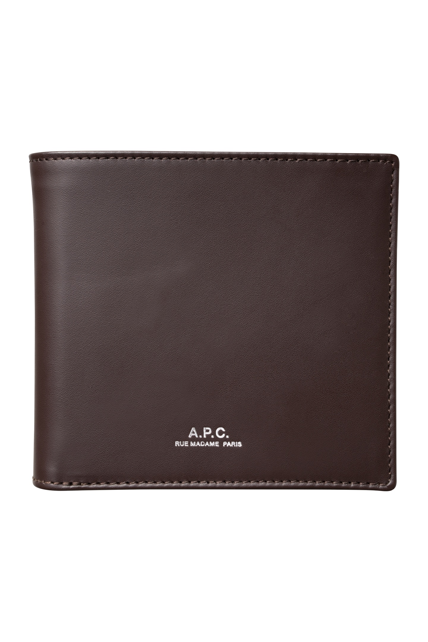A.P.C. Unisex New Wallet London Dark Brown Maat: OS | Portemonnees Outlet | Unisex | Bruin
