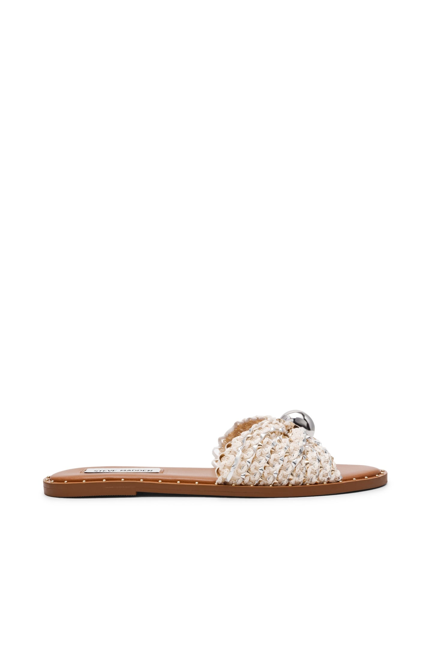 Steve Madden Dipsy-cne Sandals Metal Multi Maat: 41 | Sandalen Outlet | Dames | Beige