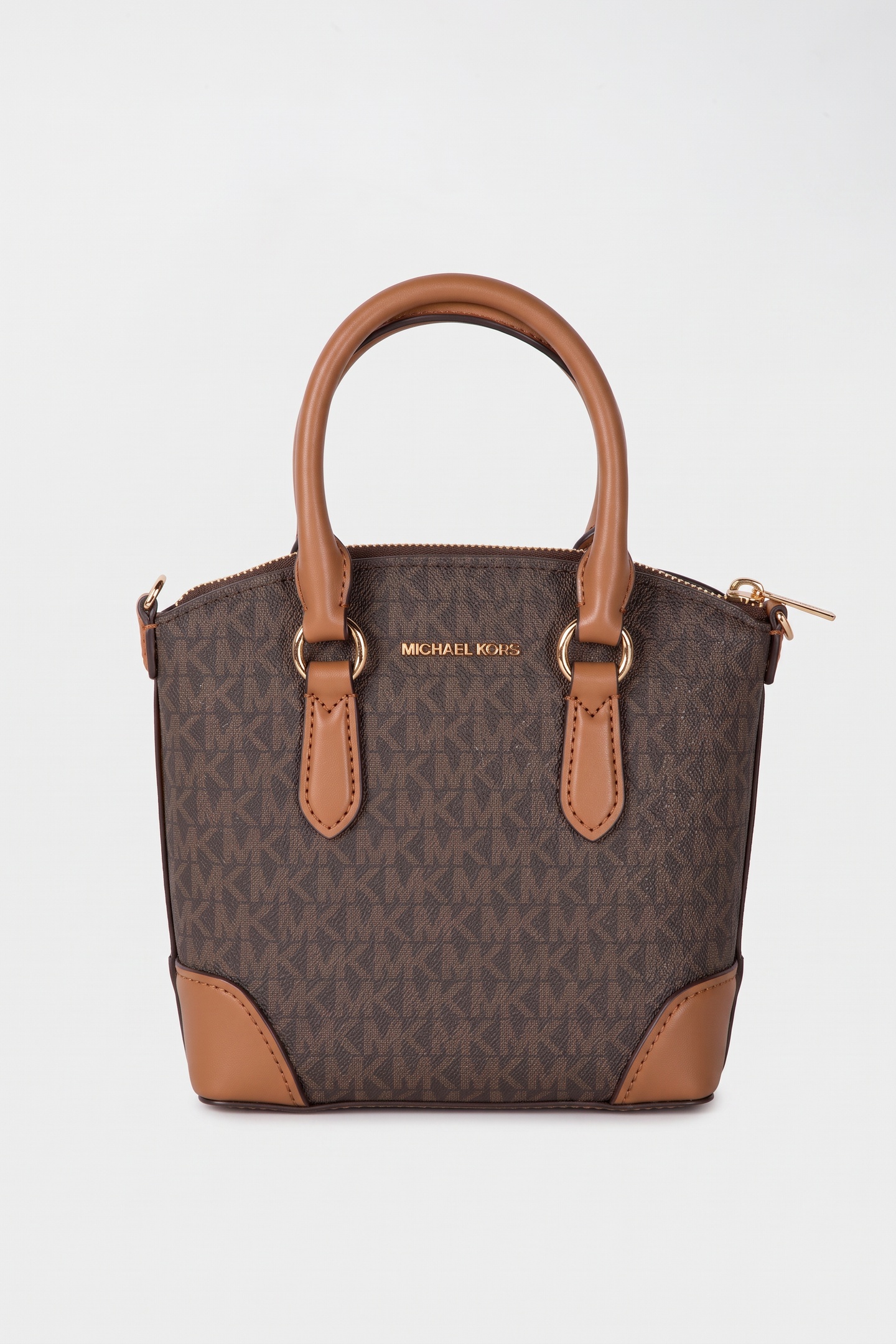 Michael Kors Small Ns Dome Messenger Brown/acorn Maat: OS | Handtassen Outlet | Dames | Bruin