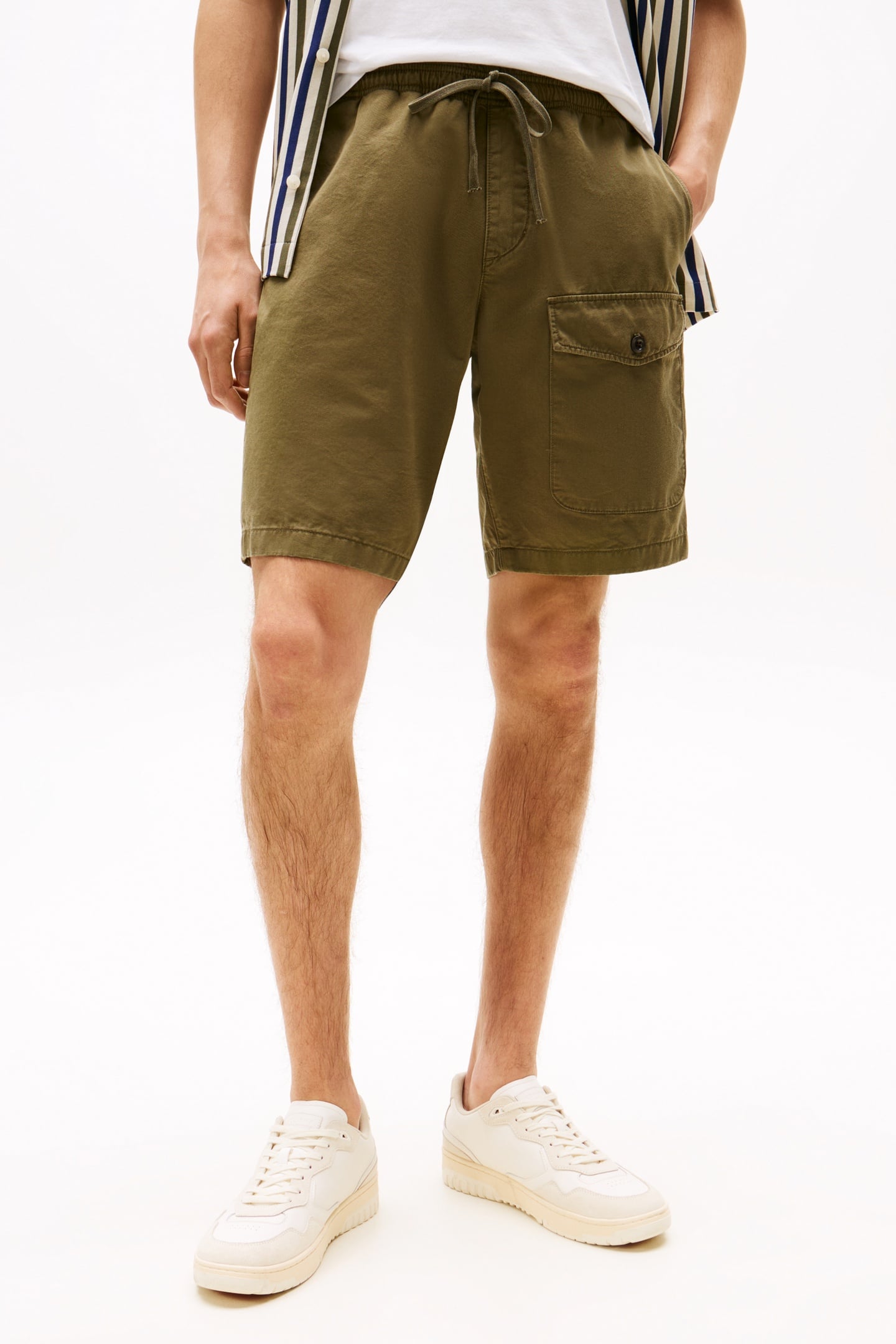 Tommy Hilfiger Cargo Short Twill Shorts Battle Green size W30 | Shorts Outlet | Men | Green