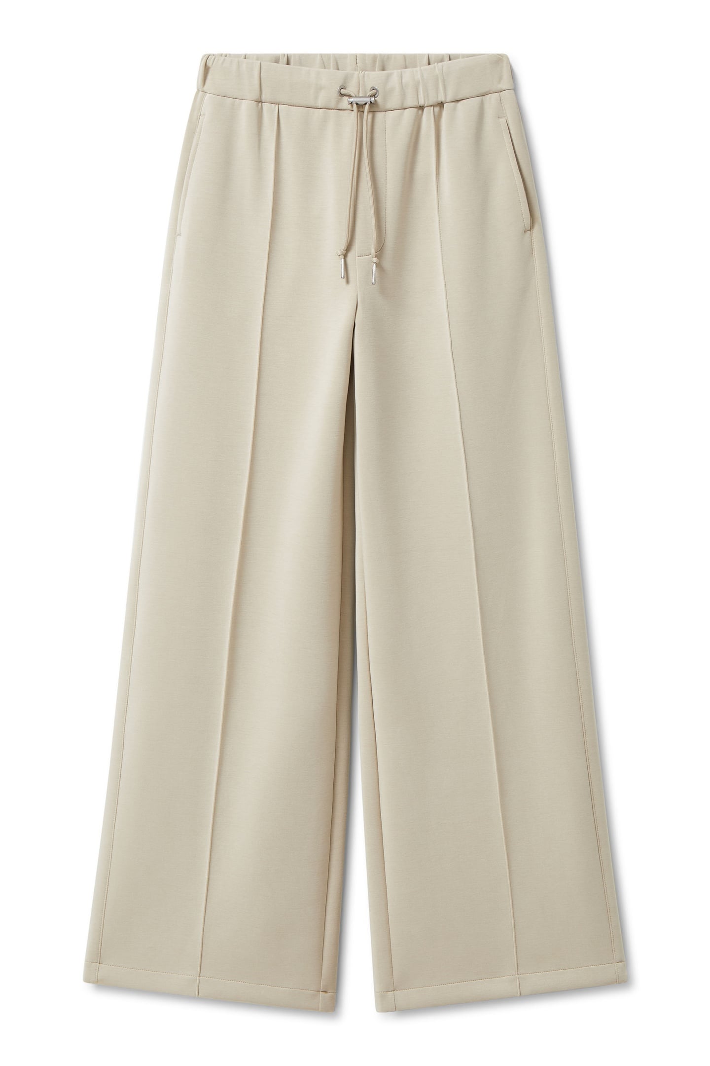 Scotch & Soda Wide Leg Pull On Feather Gray Maat: XL | Joggingbroeken Outlet | Dames | Grijs