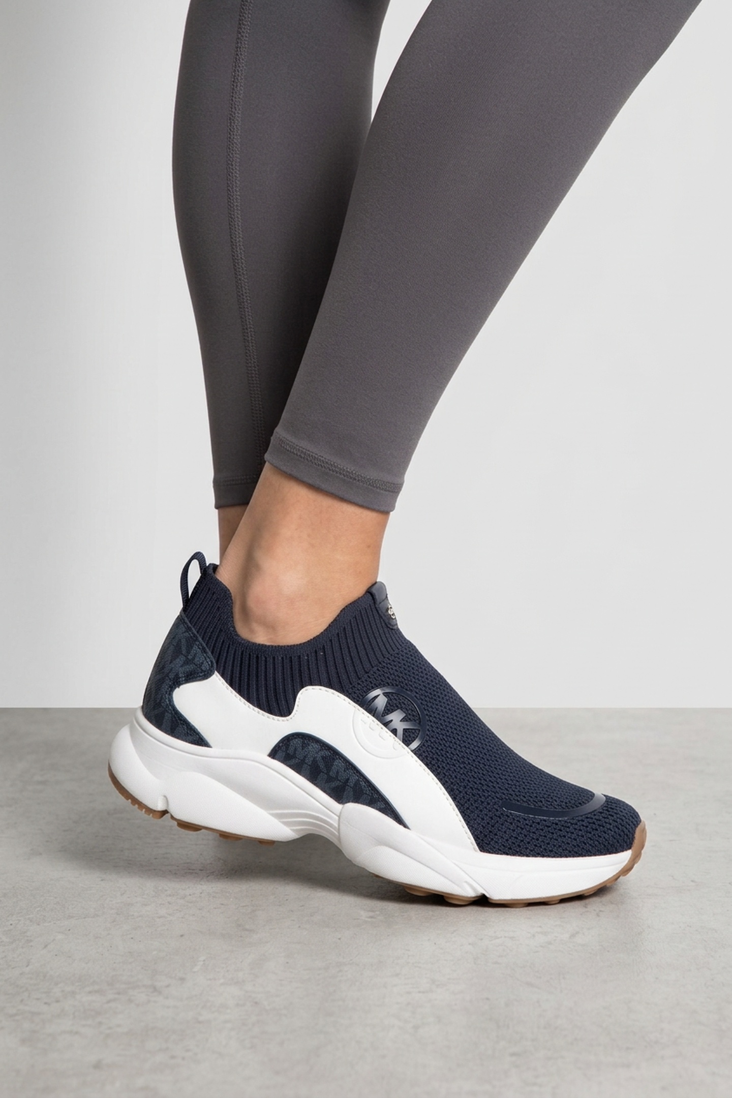 Michael Kors Sami Knit Trainer Dress Blues Maat: 37 | Trainingsschoenen Outlet | Dames | Blauw