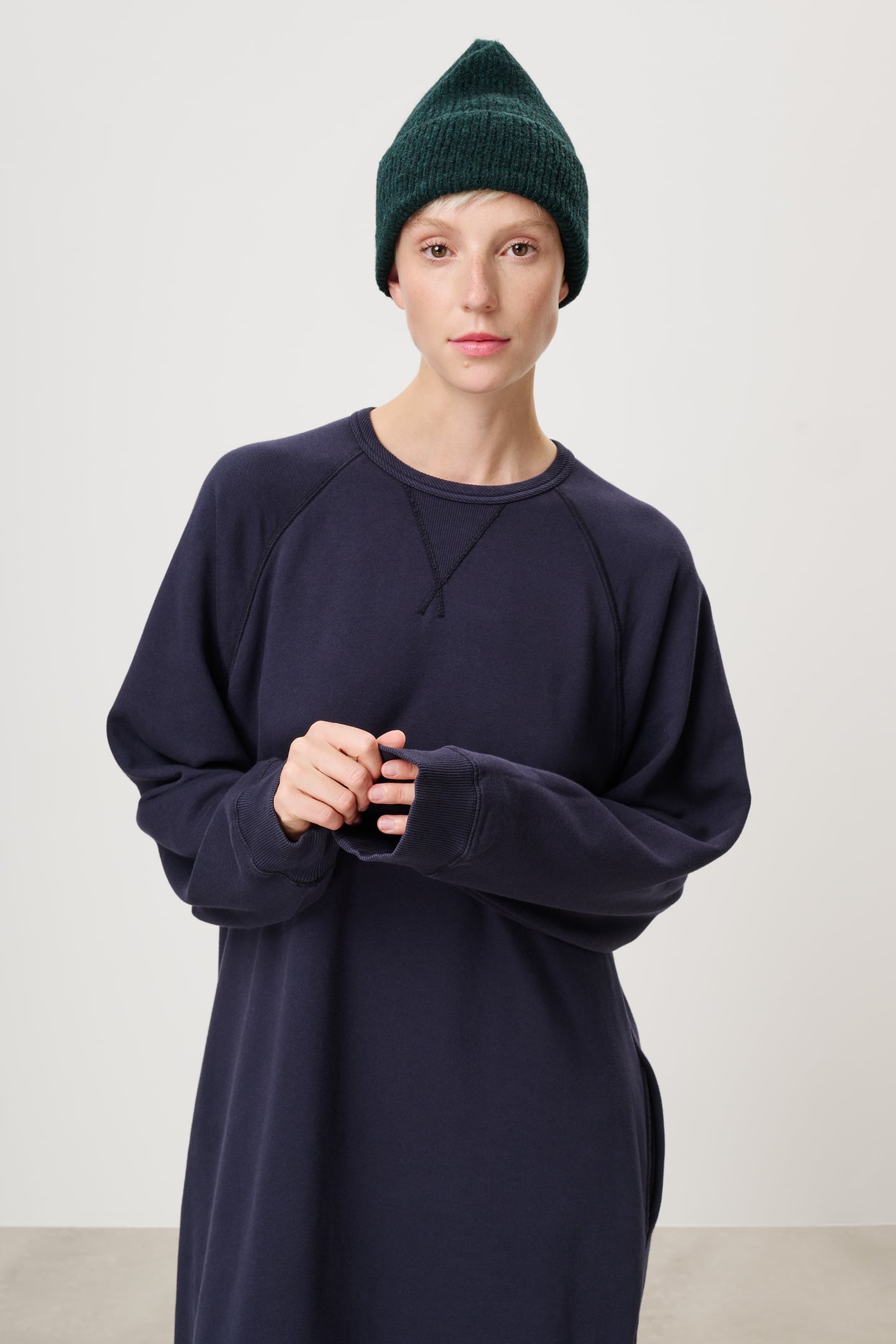 TRVL DRSS Bob Beanie Dark Green Maat: OS | Hoeden Outlet | Dames | Groen