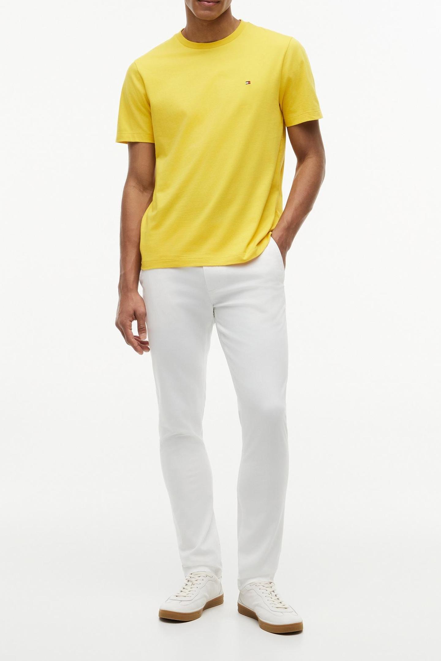 Tommy Hilfiger Essential Seasonal Reg Fit Morningside Yellow Taglia: S | Magliette basic Outlet | Uomo | Giallo