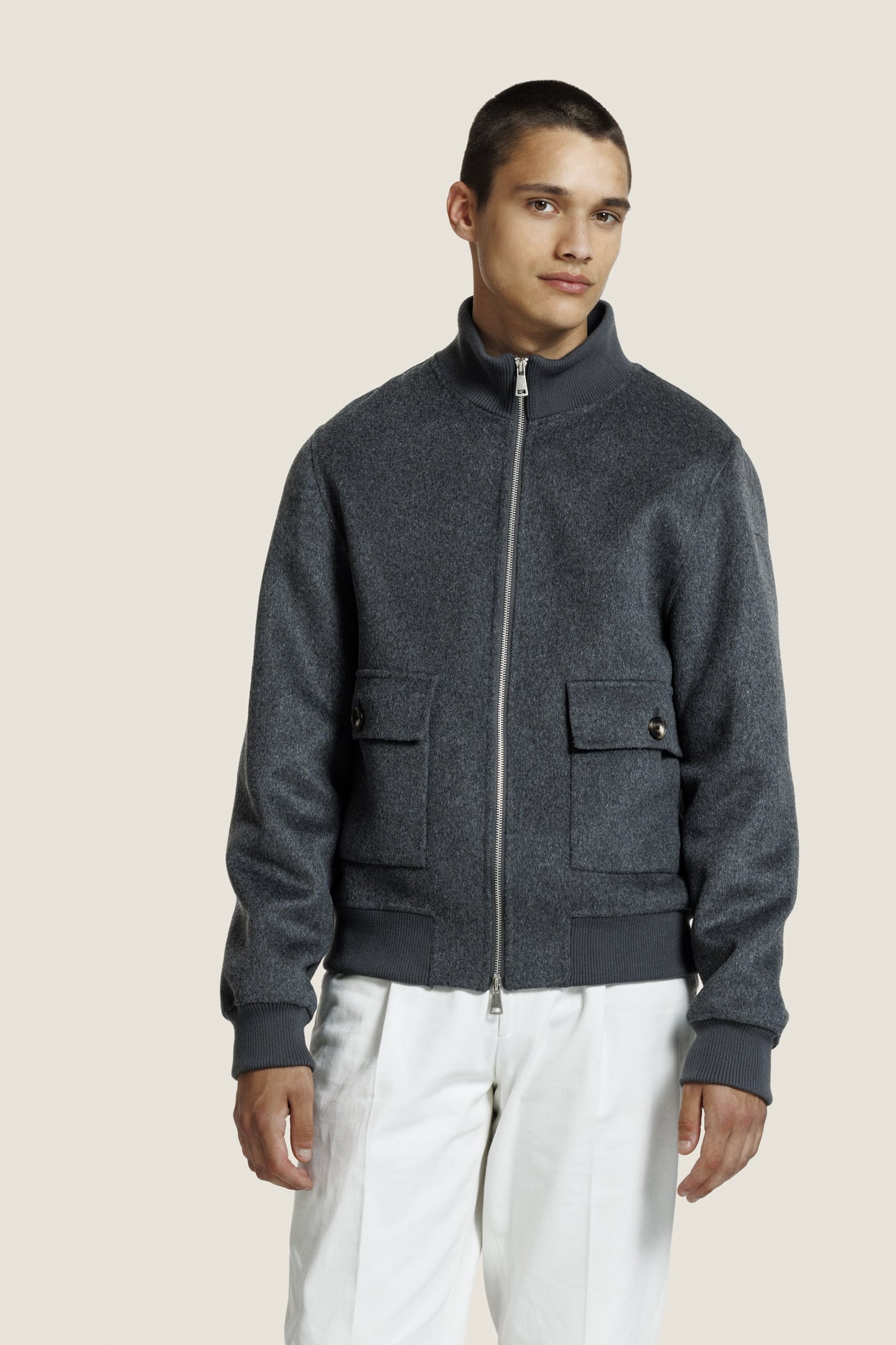 ALTER EGO Boi Jacket D. Grey Melange Talla: M | Chaquetas de Invierno Outlet | Hombre | Gris