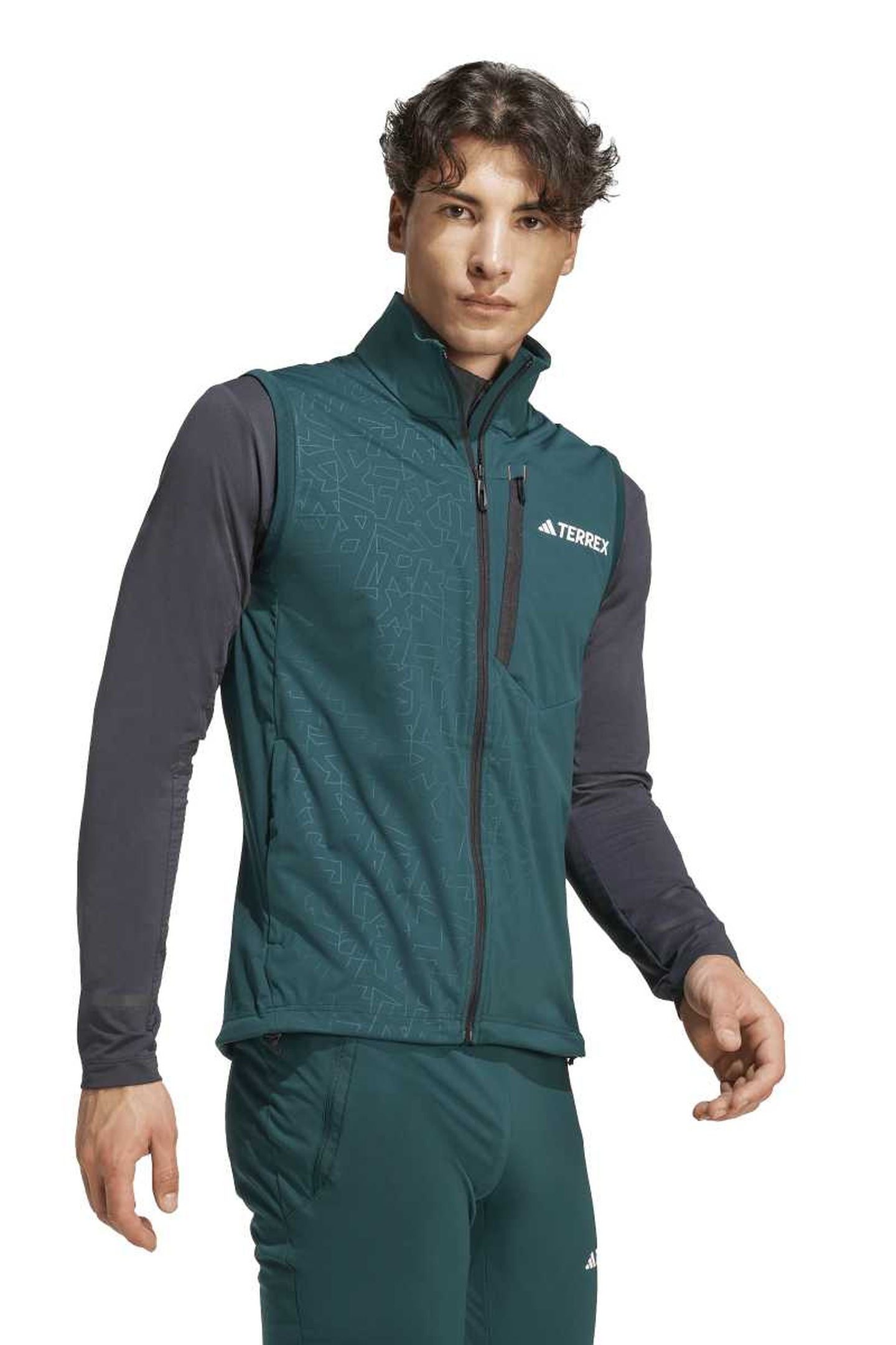 Adidas Unisex Xpr Softs Vest Aurora Ivy Maat: M | Gilets Outlet | Unisex | Groen