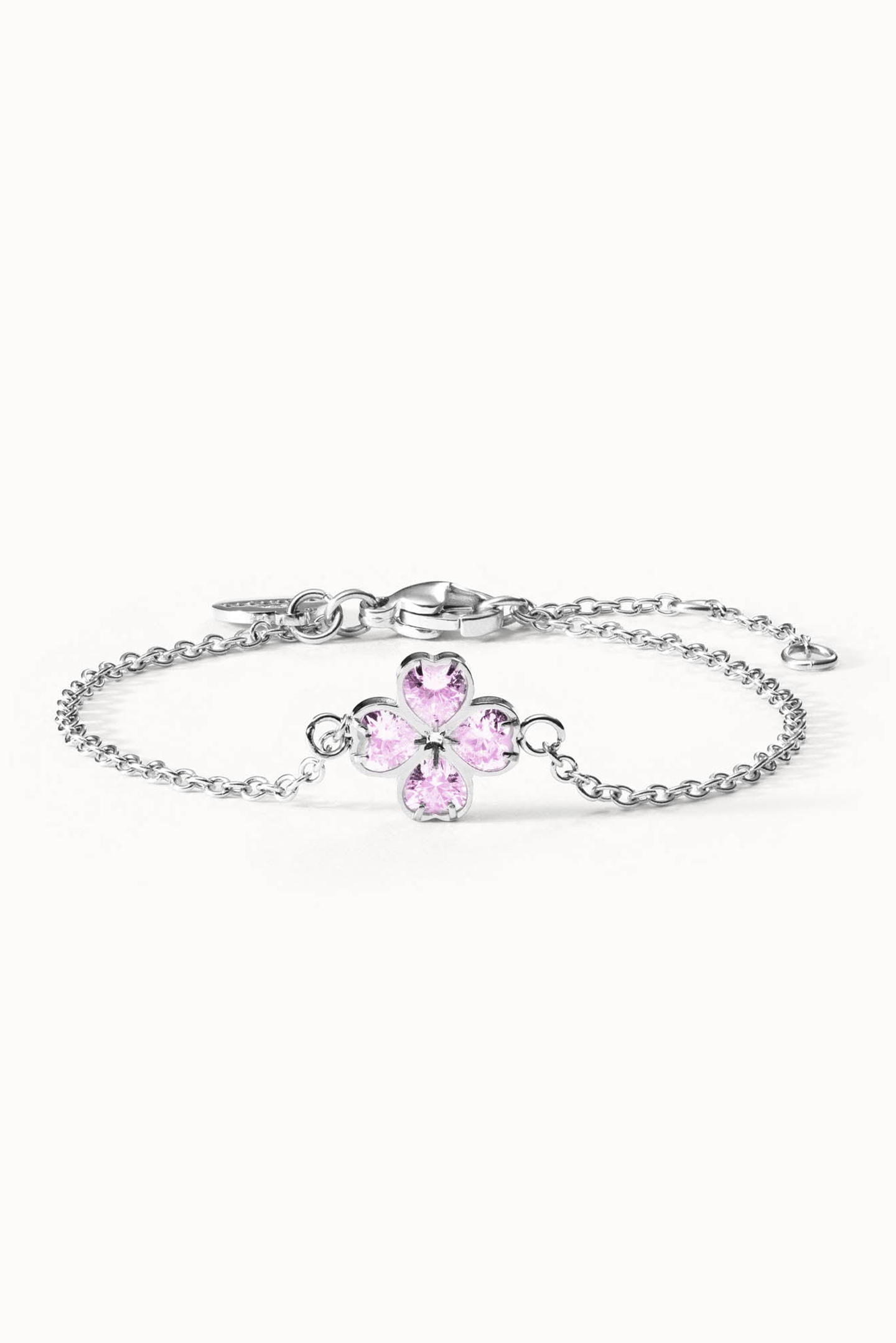 PURELEI Cuore Rosé Armband Silver Maat: OS | Armbanden Outlet | Dames | Zilver