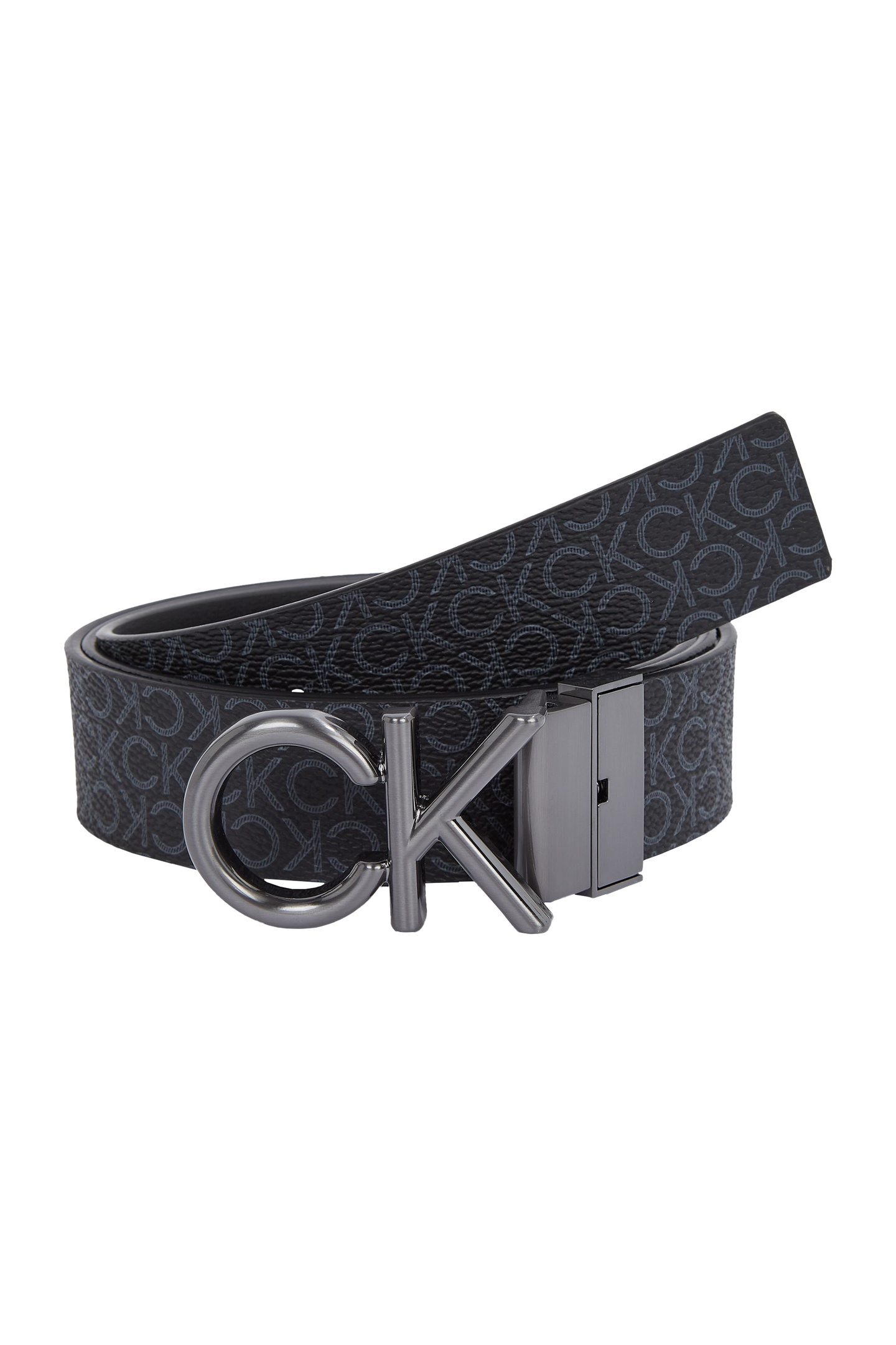 Calvin Klein Adj/rev Metal Belt Black Smooth/classic Mono Taille: 90 | Ceintures Outlet | Homme | Le Noir