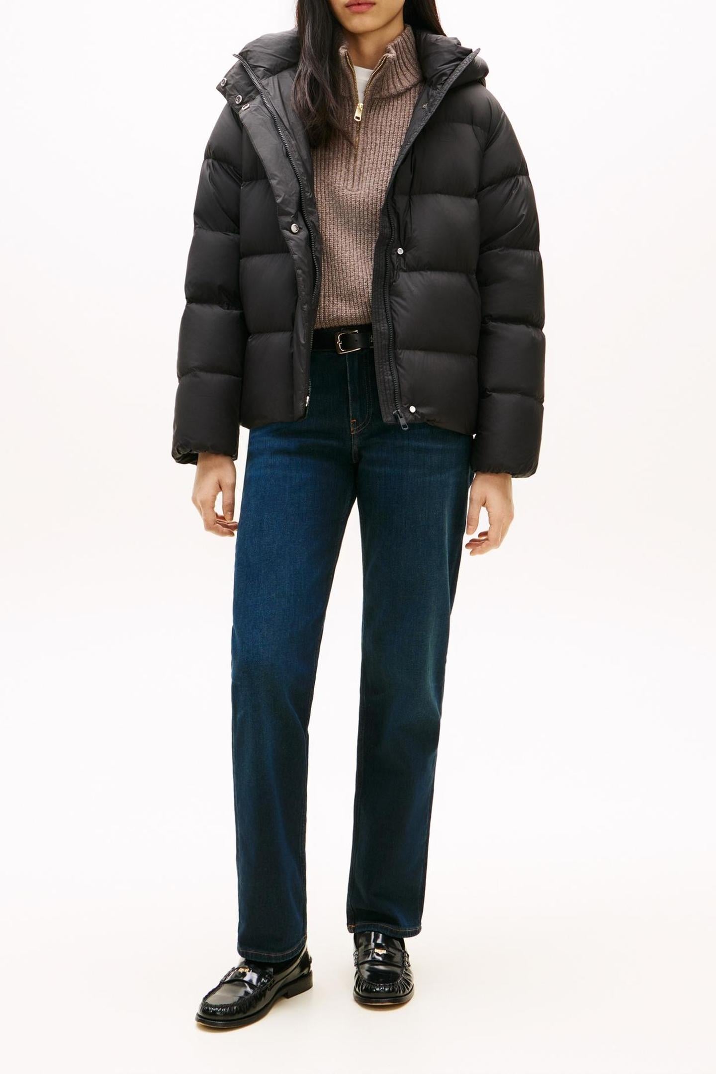 Tommy Hilfiger Modern Down Reg Jacket Black Taille: L | Vestes d'hiver Outlet | Femme | Le Noir