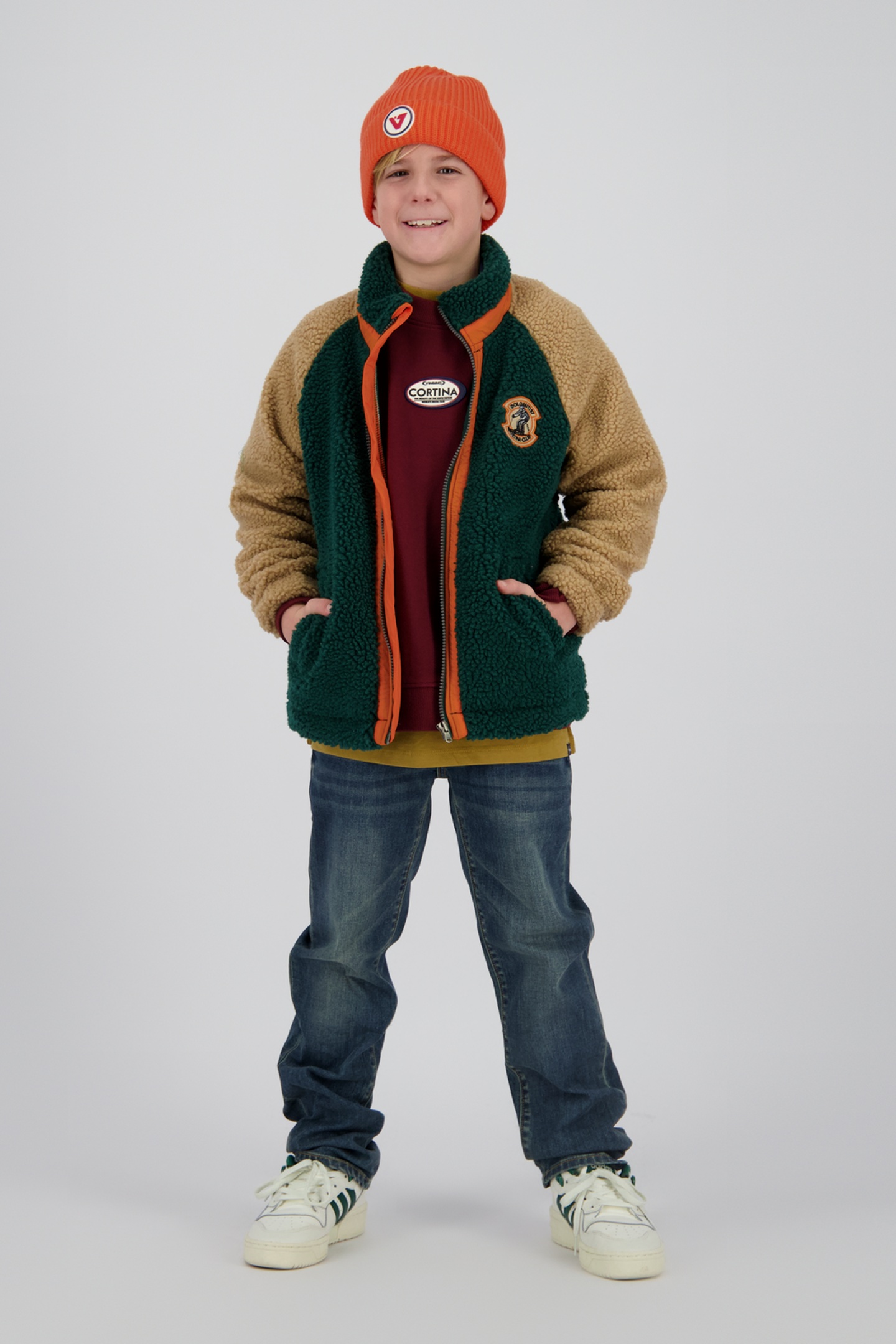 Vingino Boys Tony Jacket Outdoor Dark Jungle Green Taglia: 8 | Giacche Outlet | kids | Ciano
