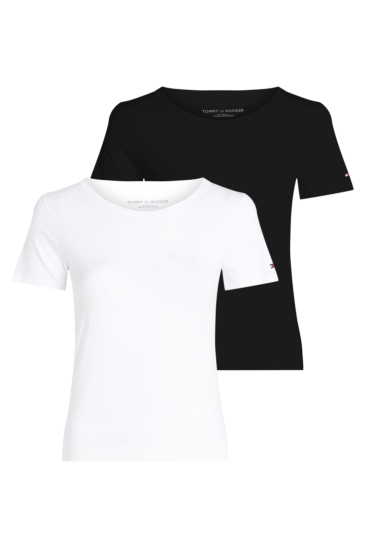 Tommy Hilfiger 2-pack T-shirt White/black Taglia: M | Maglie Sportivi Outlet | Donna | Bianco