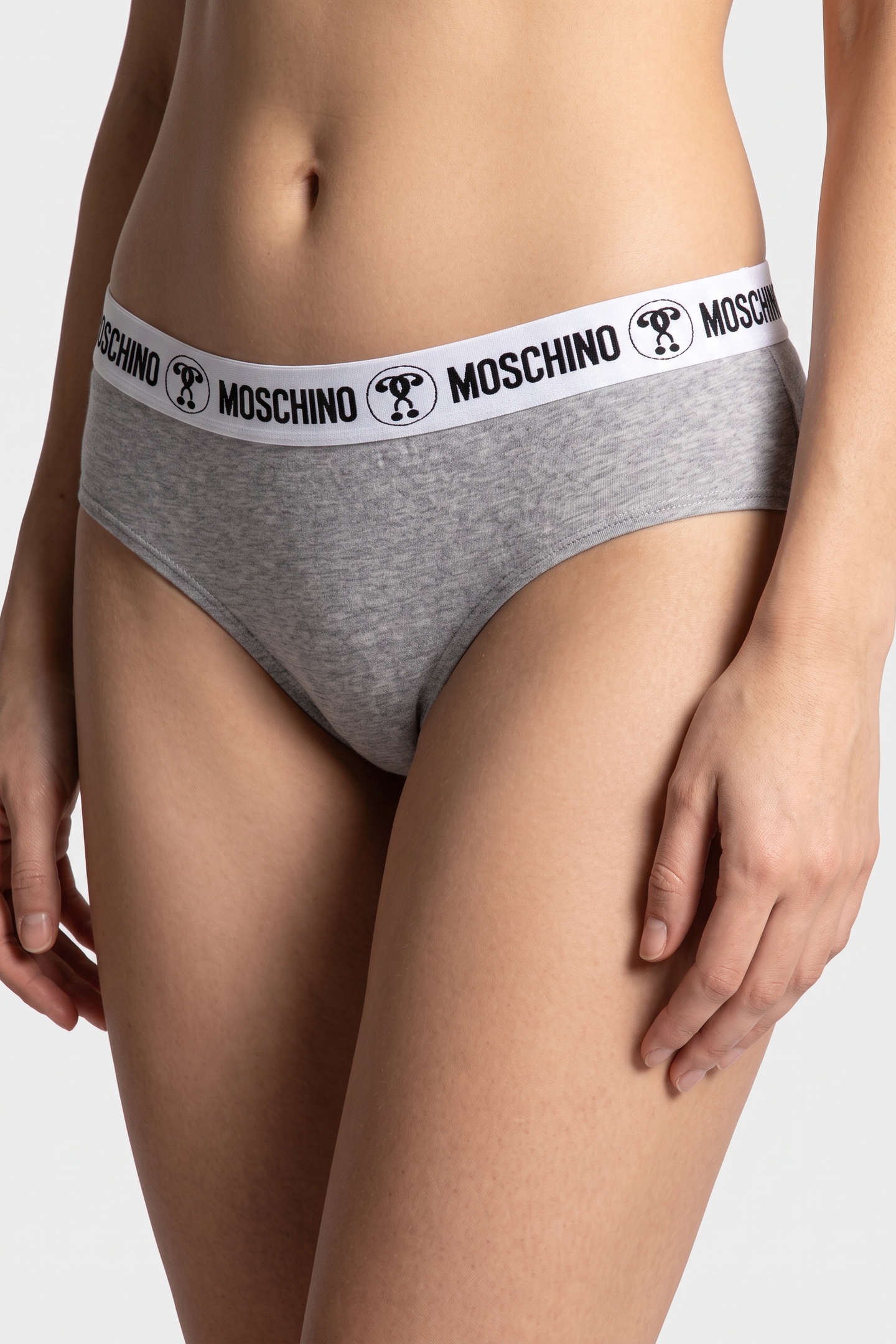 Moschino Slip Grey Maat: S | Slipjes Outlet | Dames | Grijs