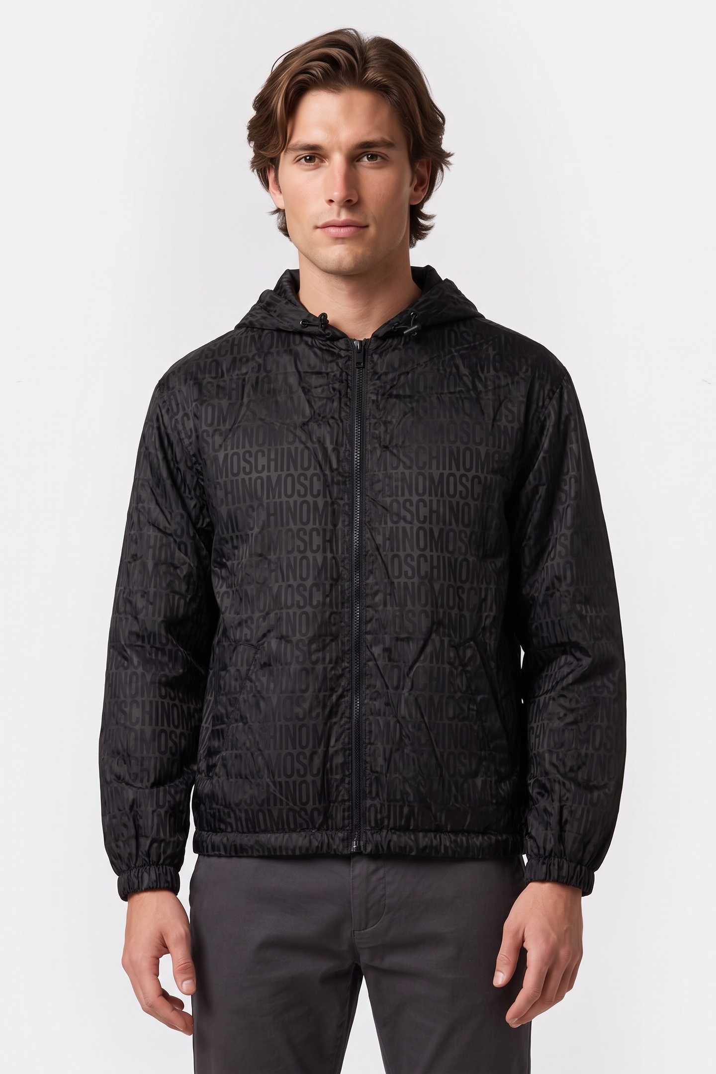 Moschino Outerwear Black Taille: 48 | Blousons d'aviateurs Outlet | Homme | Le Noir