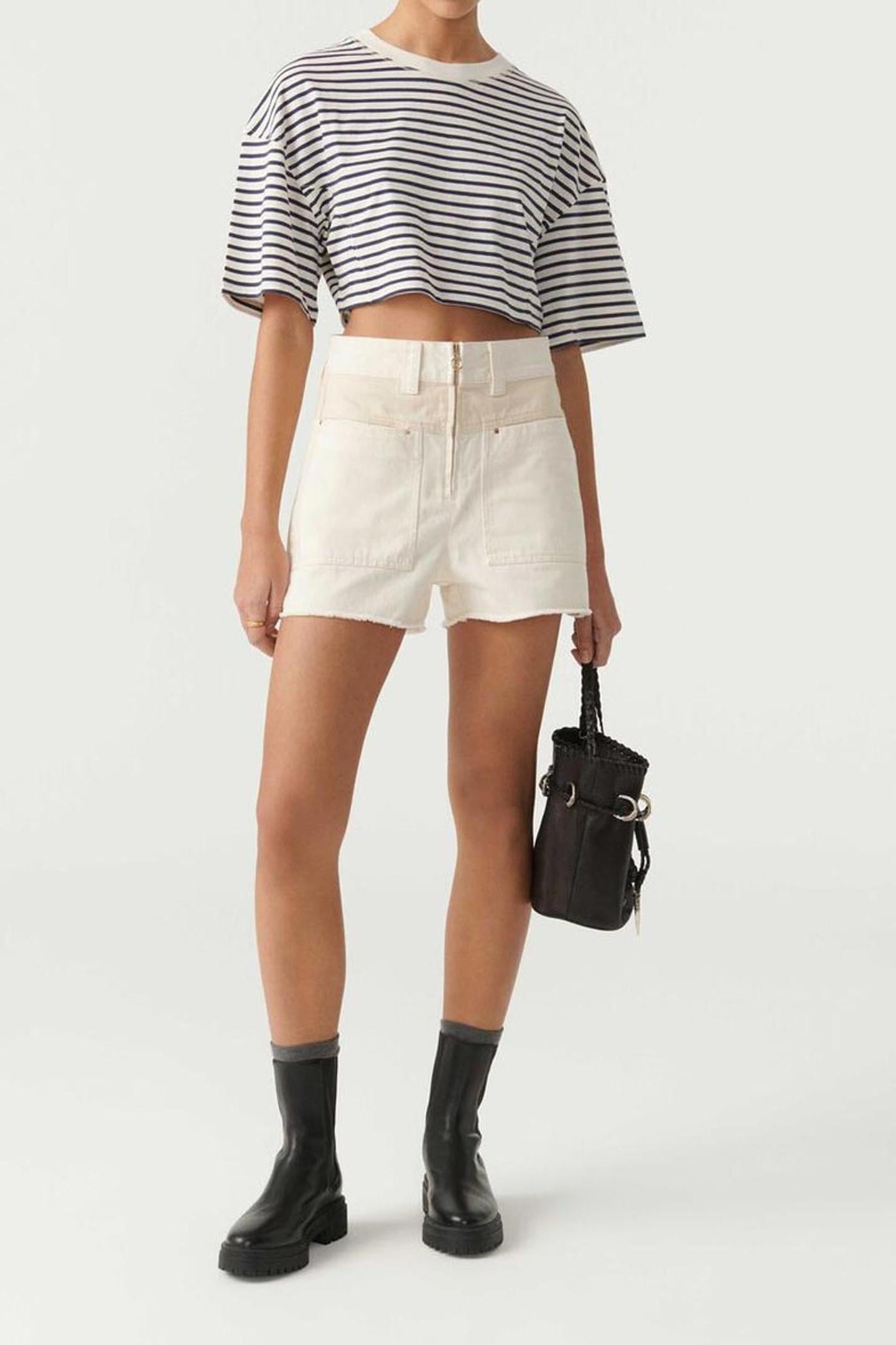 BA&SH Short Ecru Größe: XS | Hosen Outlet | Damen | Braun
